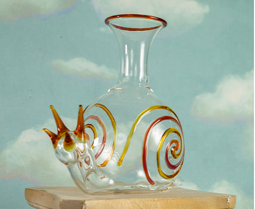 Handblown Glass Elephant Decanter, 30cm