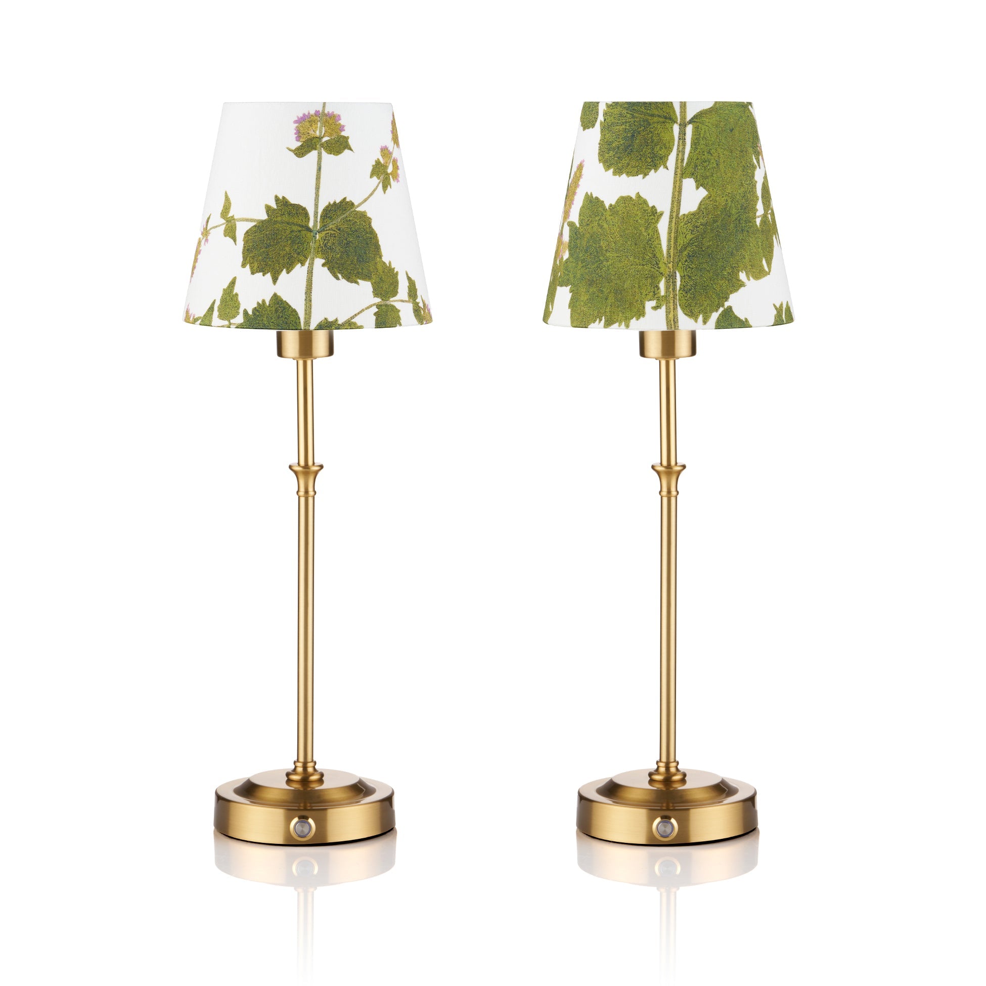 Set of 2 'Mint' French Drum Lampshade, 13cm