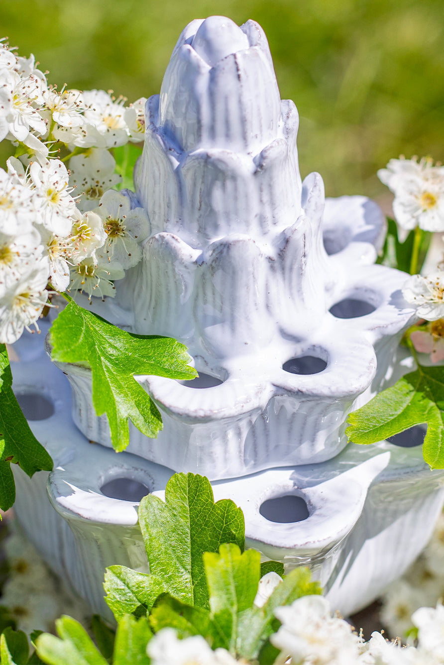 Large Artichoke Flower Holder Vase by Astier de Villatte, 18cm
