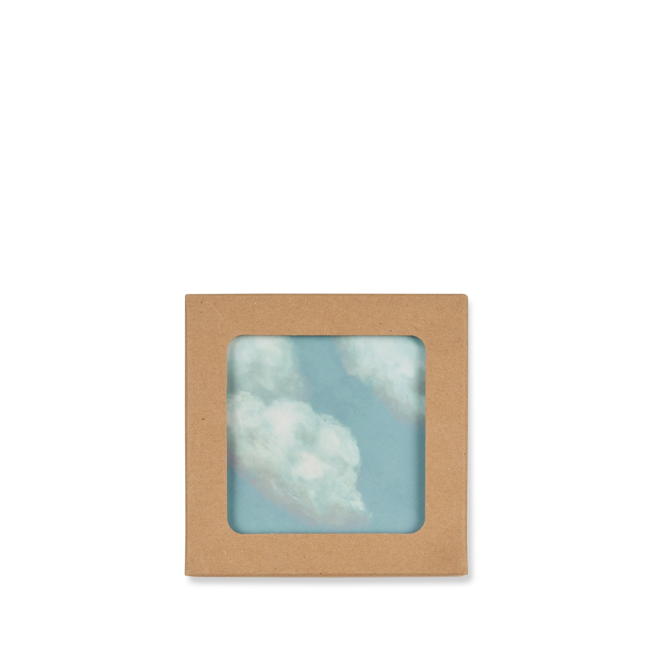 Set of Six' Nuages' Cloud Cork-Backed Coasters in Blue