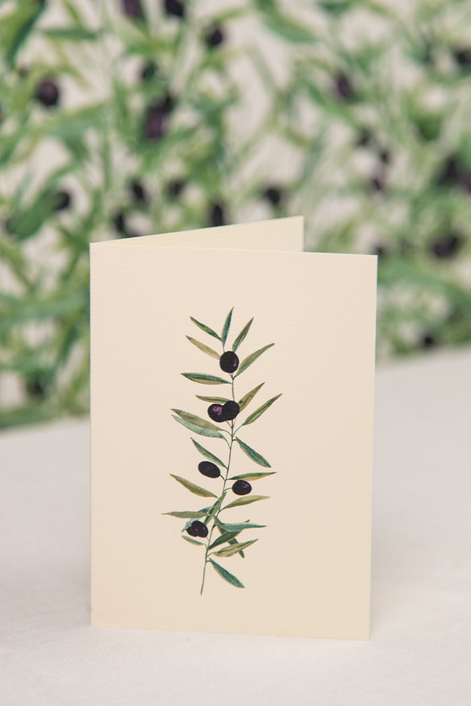 'L'Olivier' Greeting Card, 15cm x 10cm (A6)