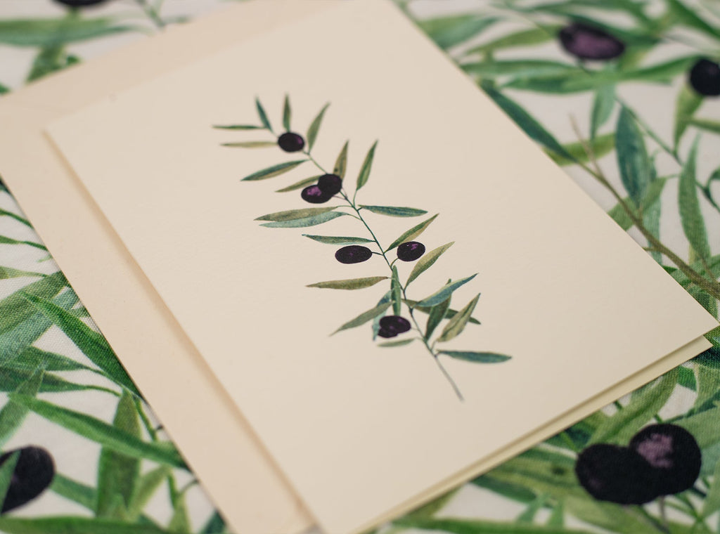 'L'Olivier' Greeting Card, 15cm x 10cm (A6)