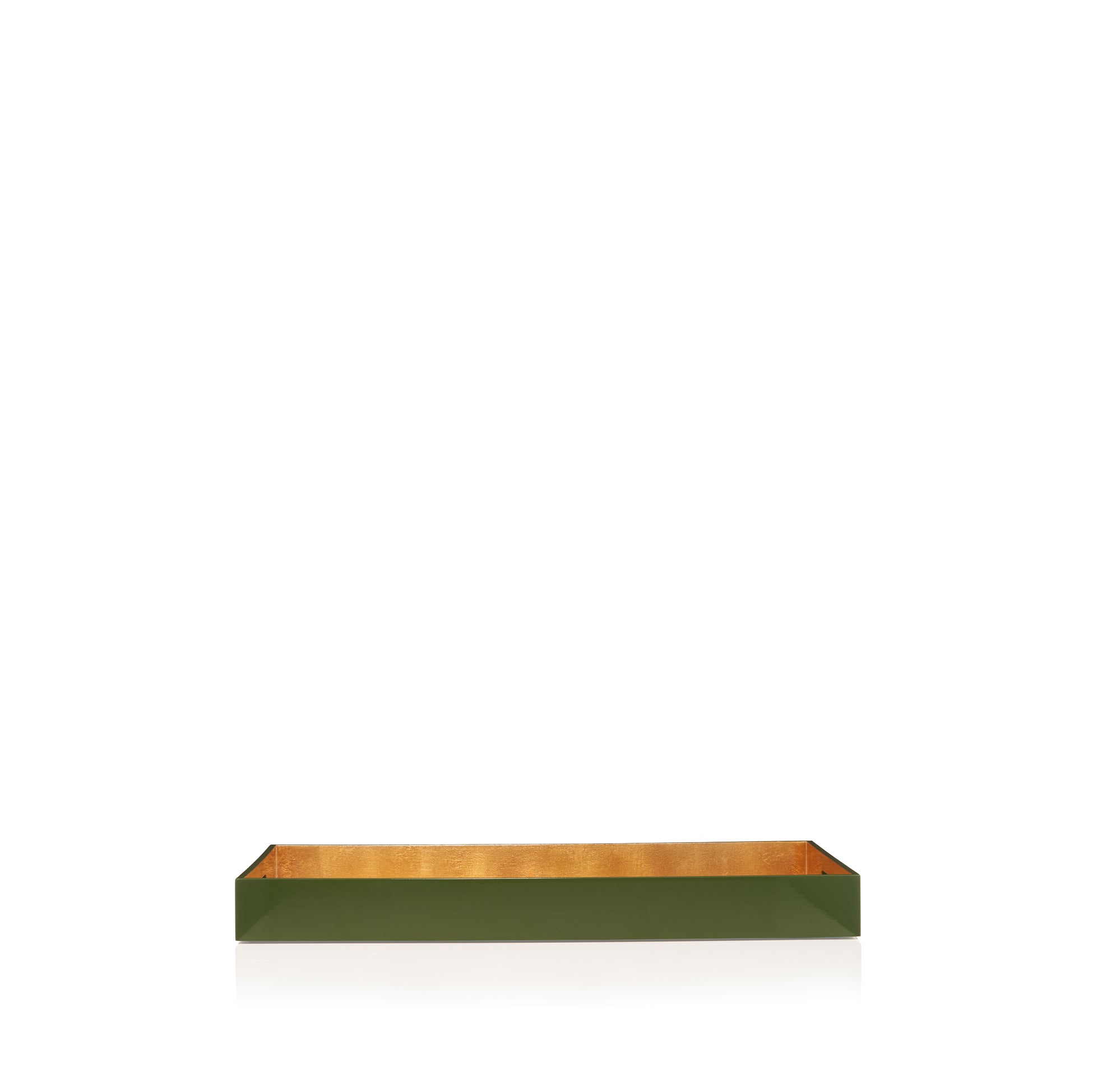 S&B Gold Leaf 'Our June' Floral Rectangular Lacquered Tray, 50cm x 40cm