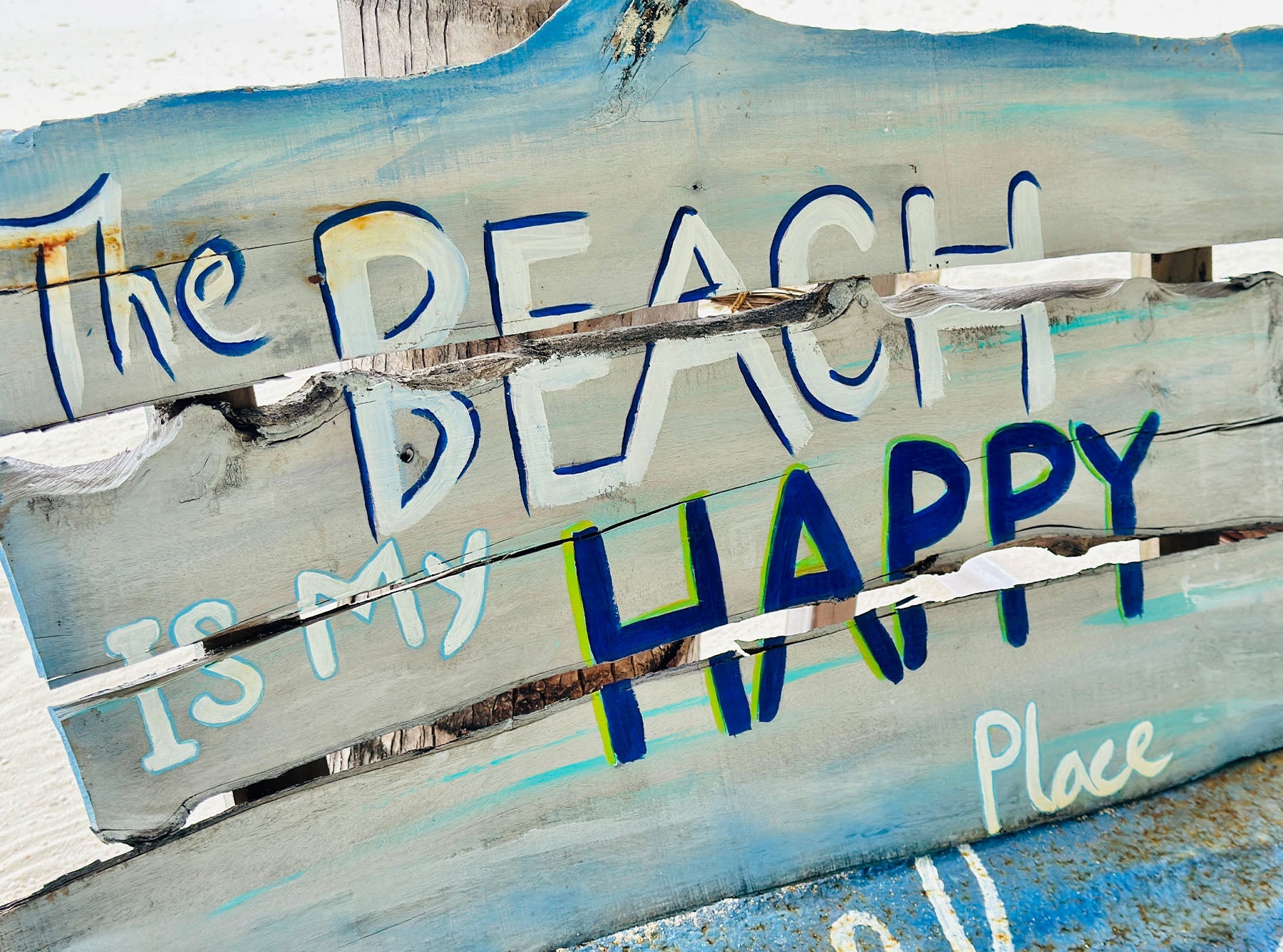 'Stripe' Linen Tablecloth in White & Pale Blue