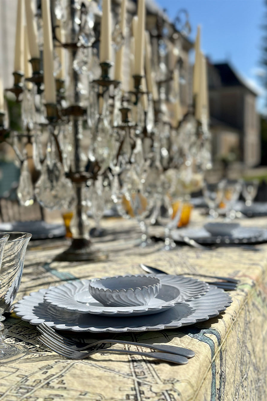 'Paris Map' Linen Tablecloth