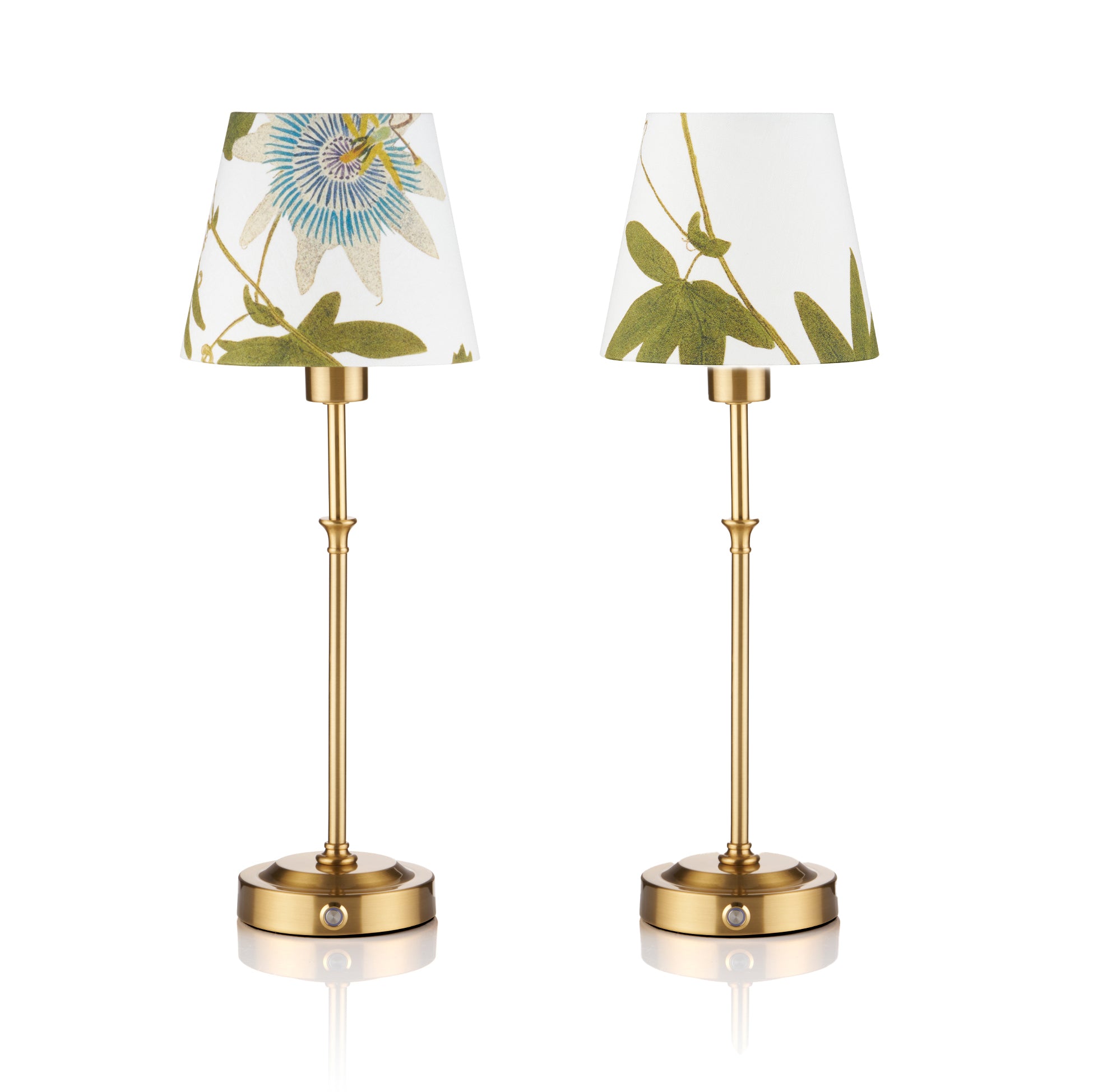Set of 2 'Passiflora' French Drum Lampshade, 13cm
