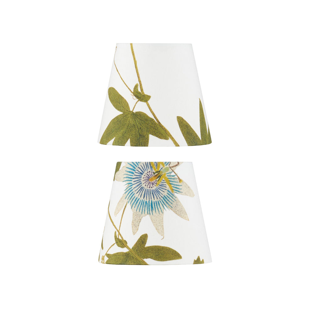 Set of 2 'Passiflora' French Drum Lampshade, 13cm