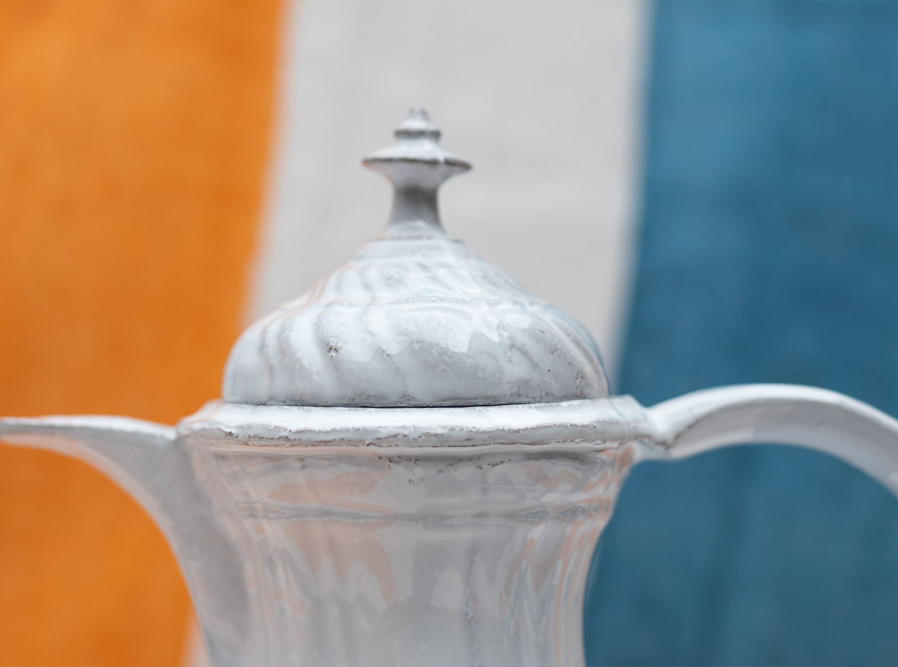 Peggy Tall Water Pitcher by Astier de Villatte, 19.5cm