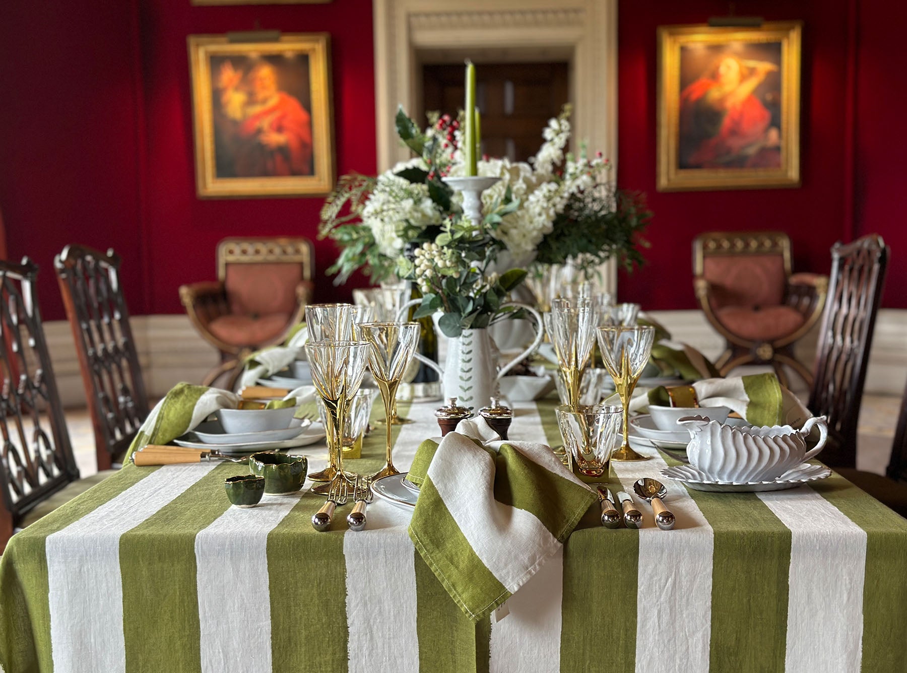 Peggy Small Platter by Astier de Villatte, 22.5cm