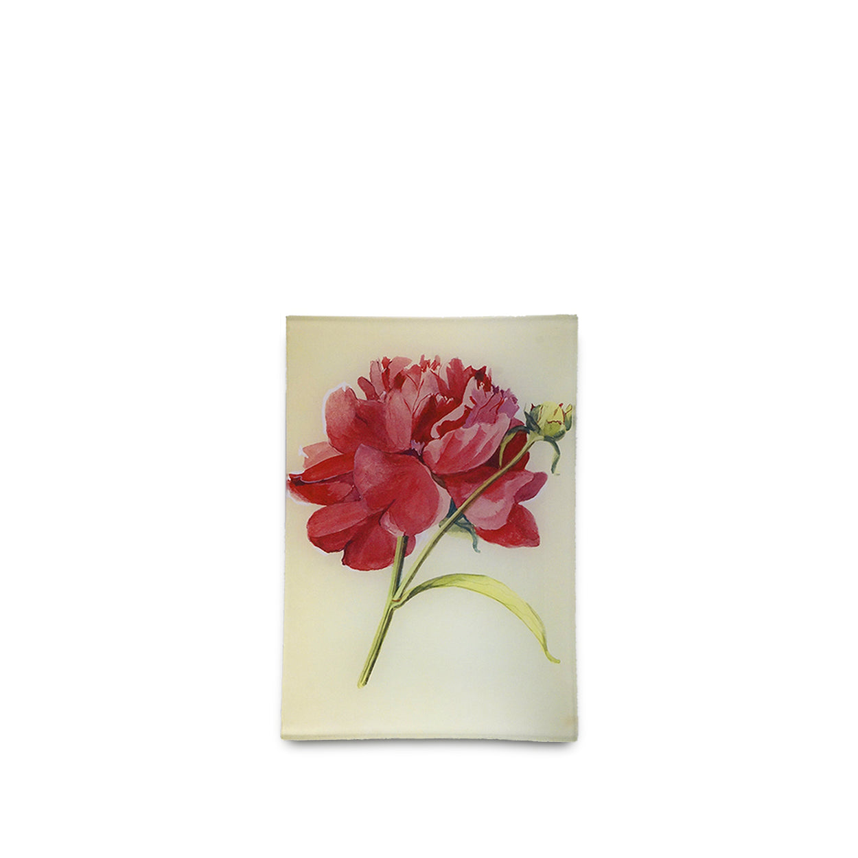 John Derian 'Peony III' Rectangular Tray, 15 x 23cm