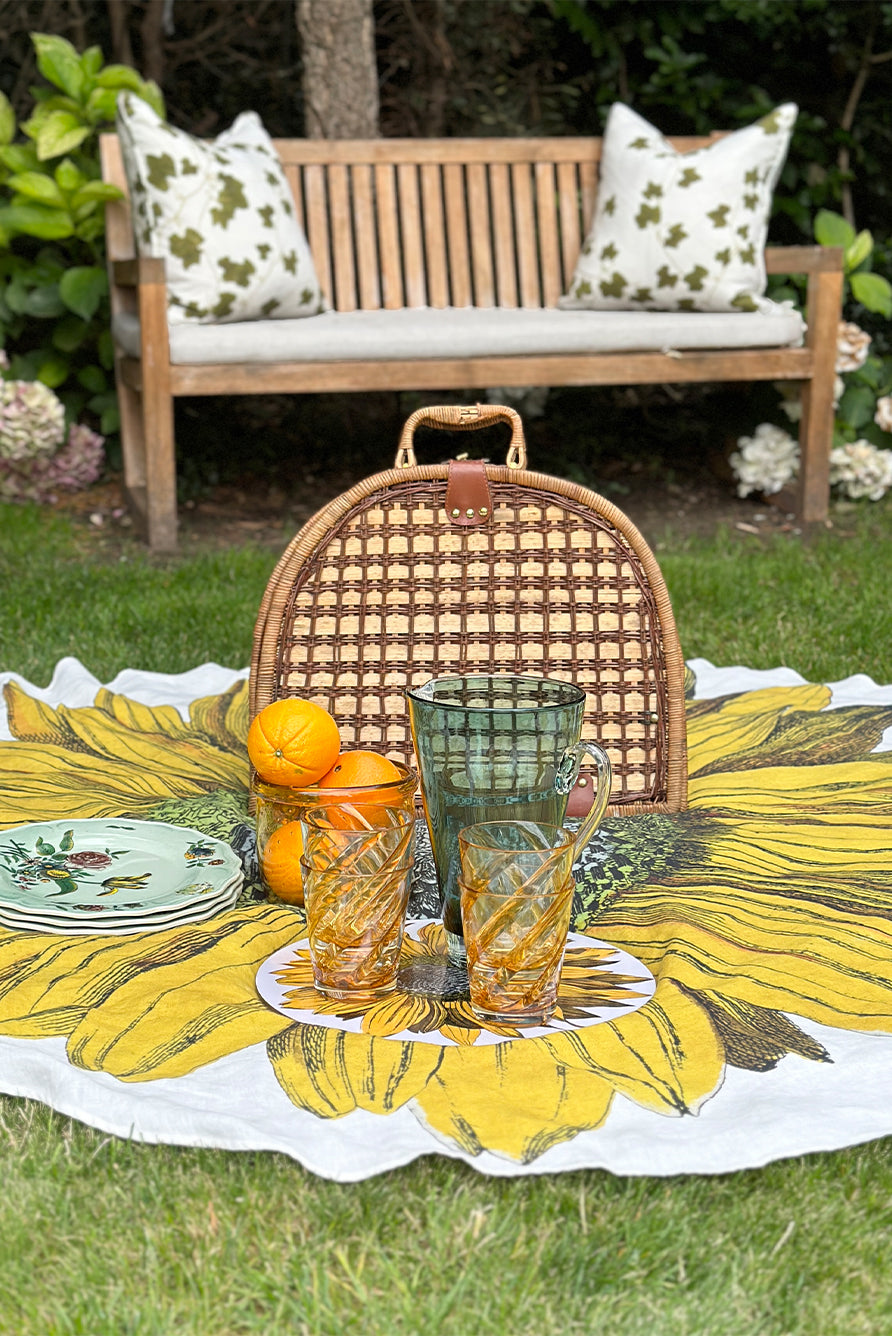 Handblown Glass 'Clair' Ice Bucket in Mustard