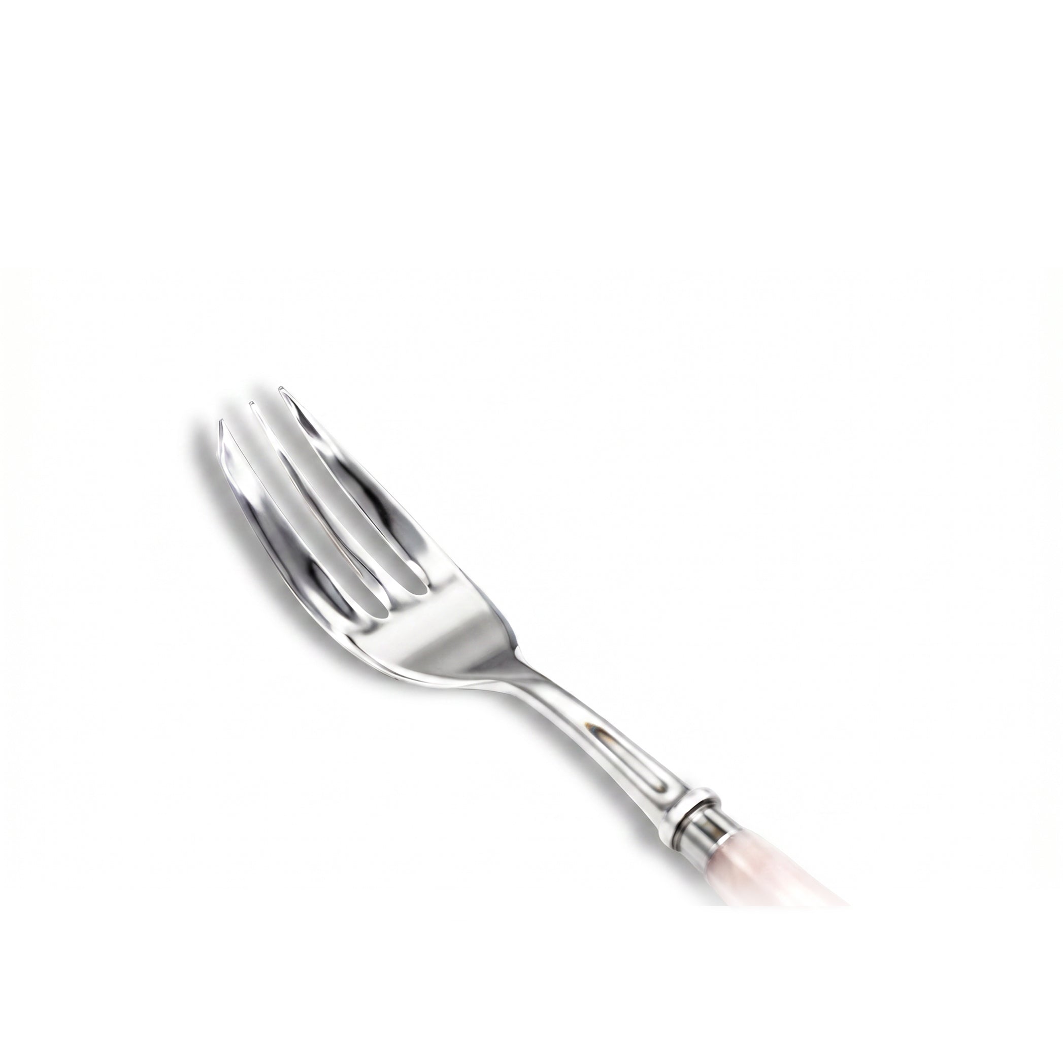 Ravel Faux Rose Quartz Stainless Serving Fork