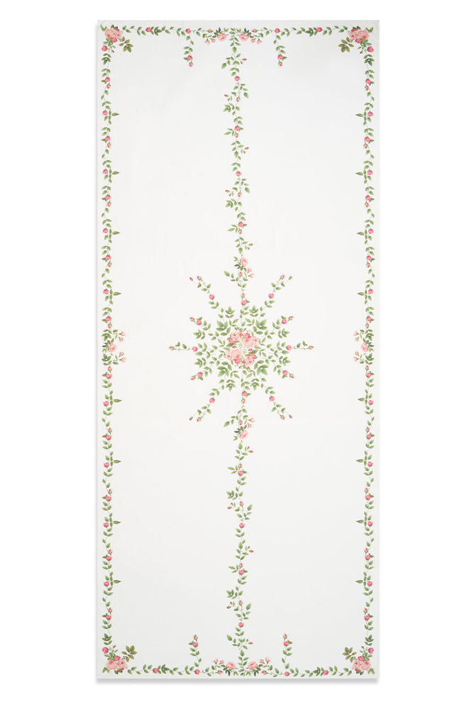 'Rose Trellis' Linen Tablecloth