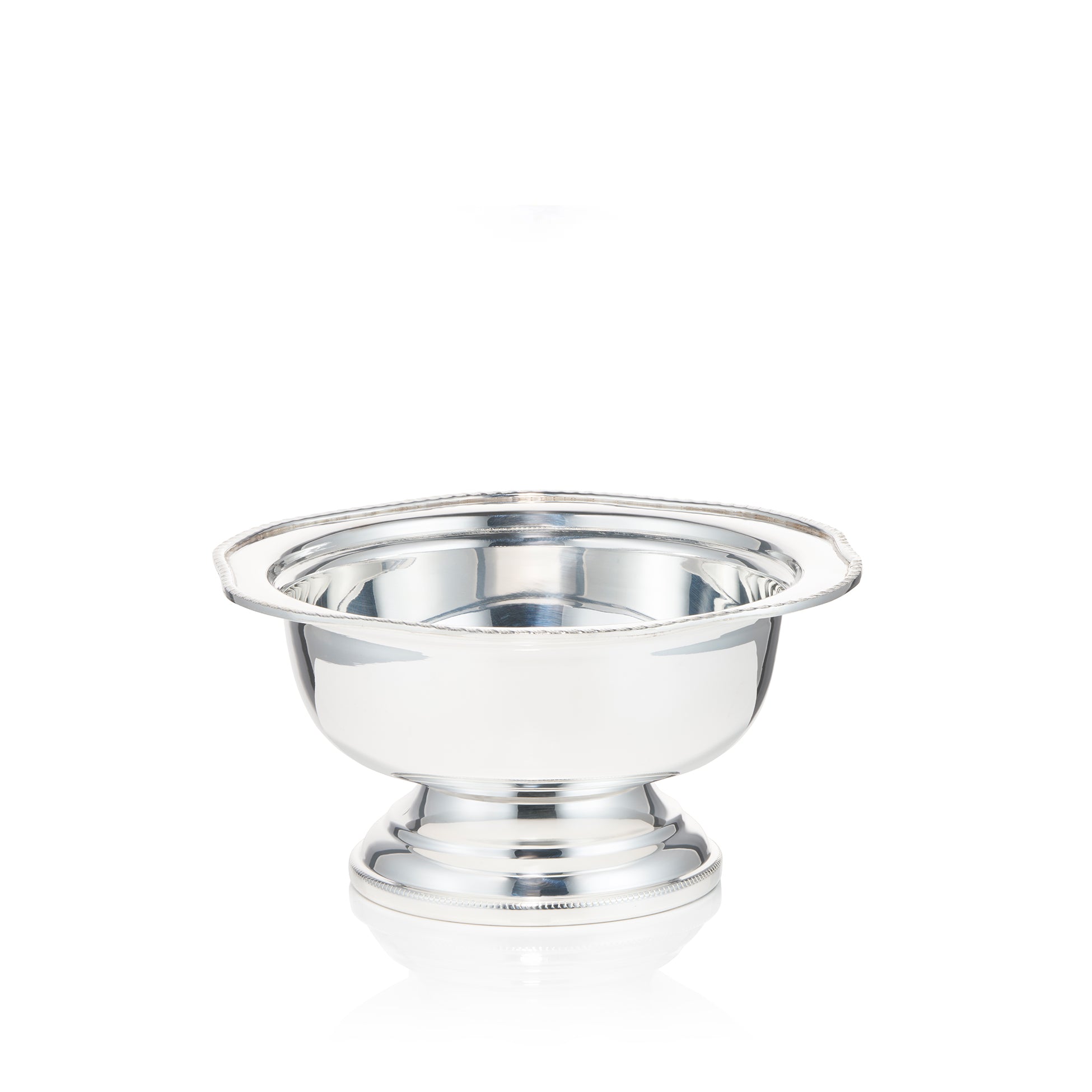 Silver Plated Pique Flower Vase, 11cm x 20cm