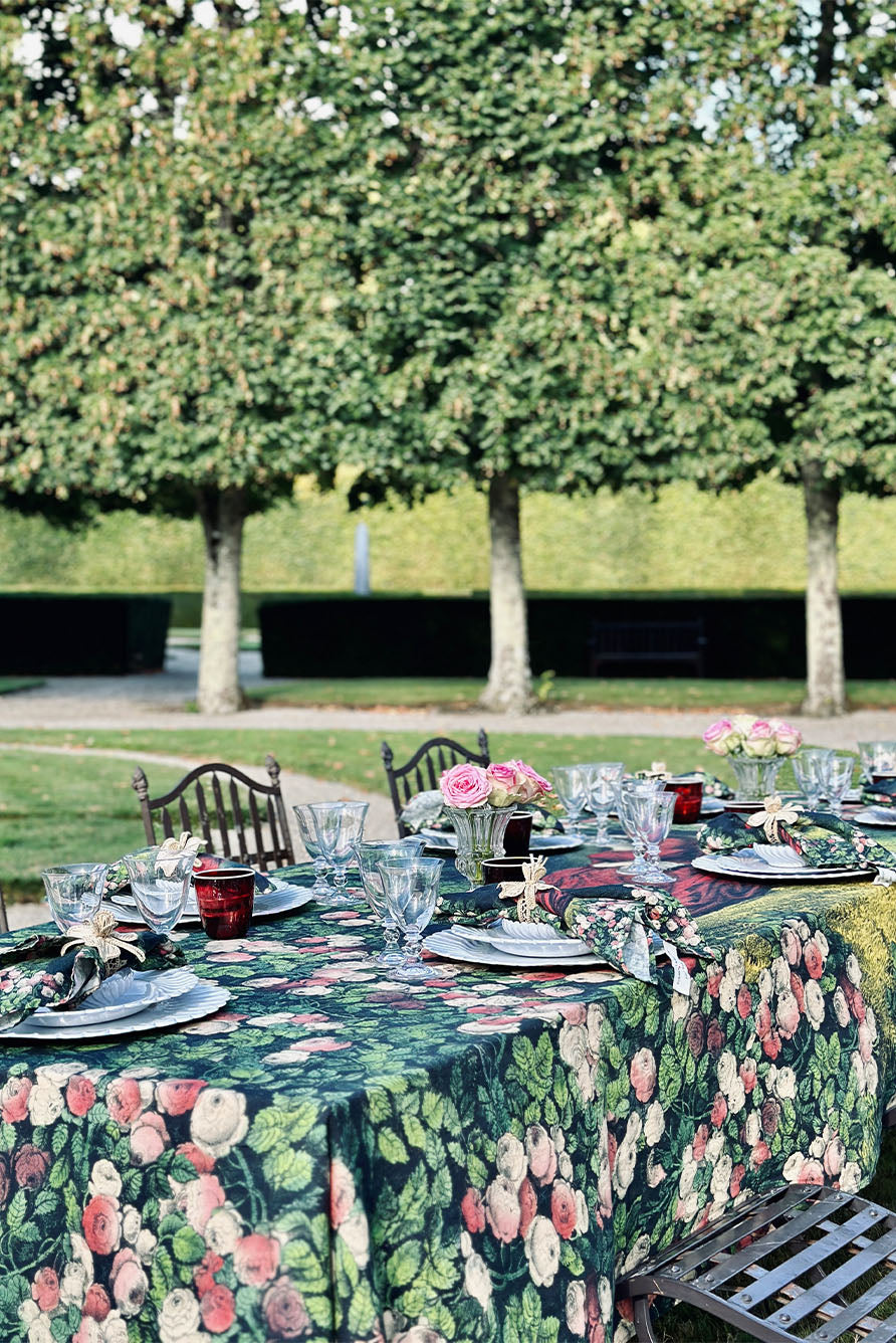 S&B x John Derian 'Sleeping Beauty' Linen Tablecloth