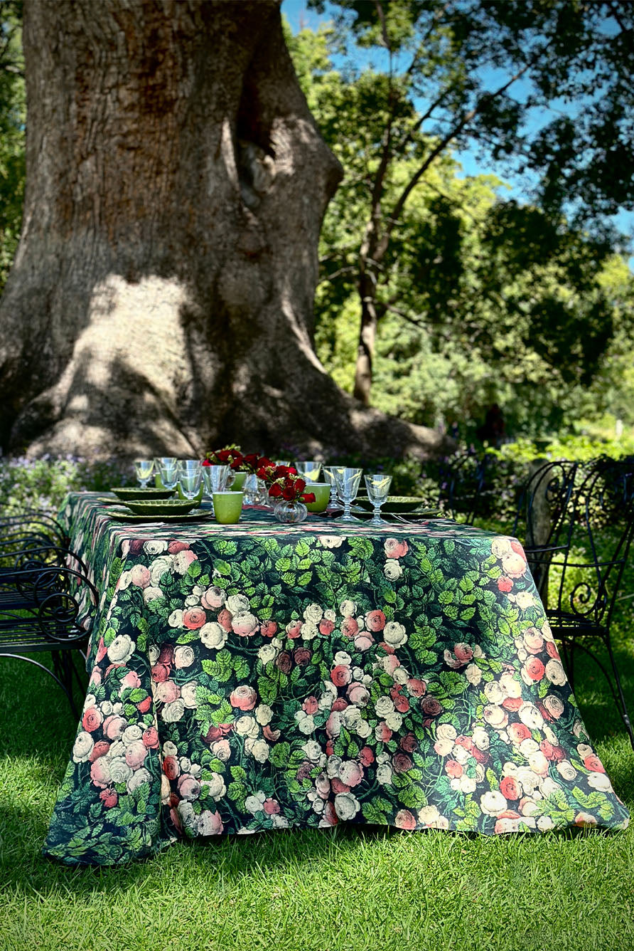 S&B x John Derian 'Sleeping Beauty' Linen Tablecloth