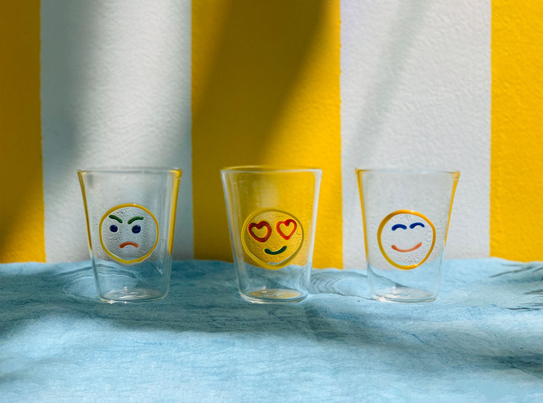Handblown Glass 'Cheeky' Mood Tumbler