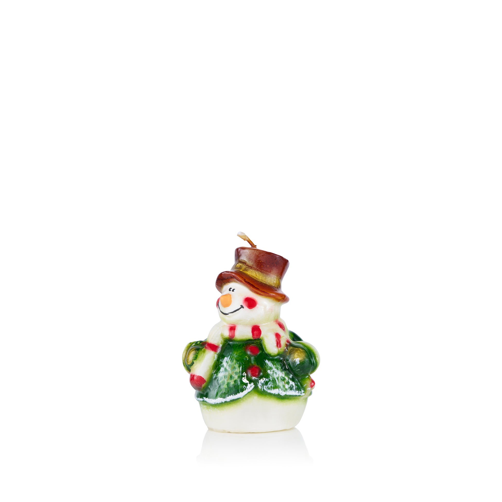 Snowman Decorative Candle, 11cm