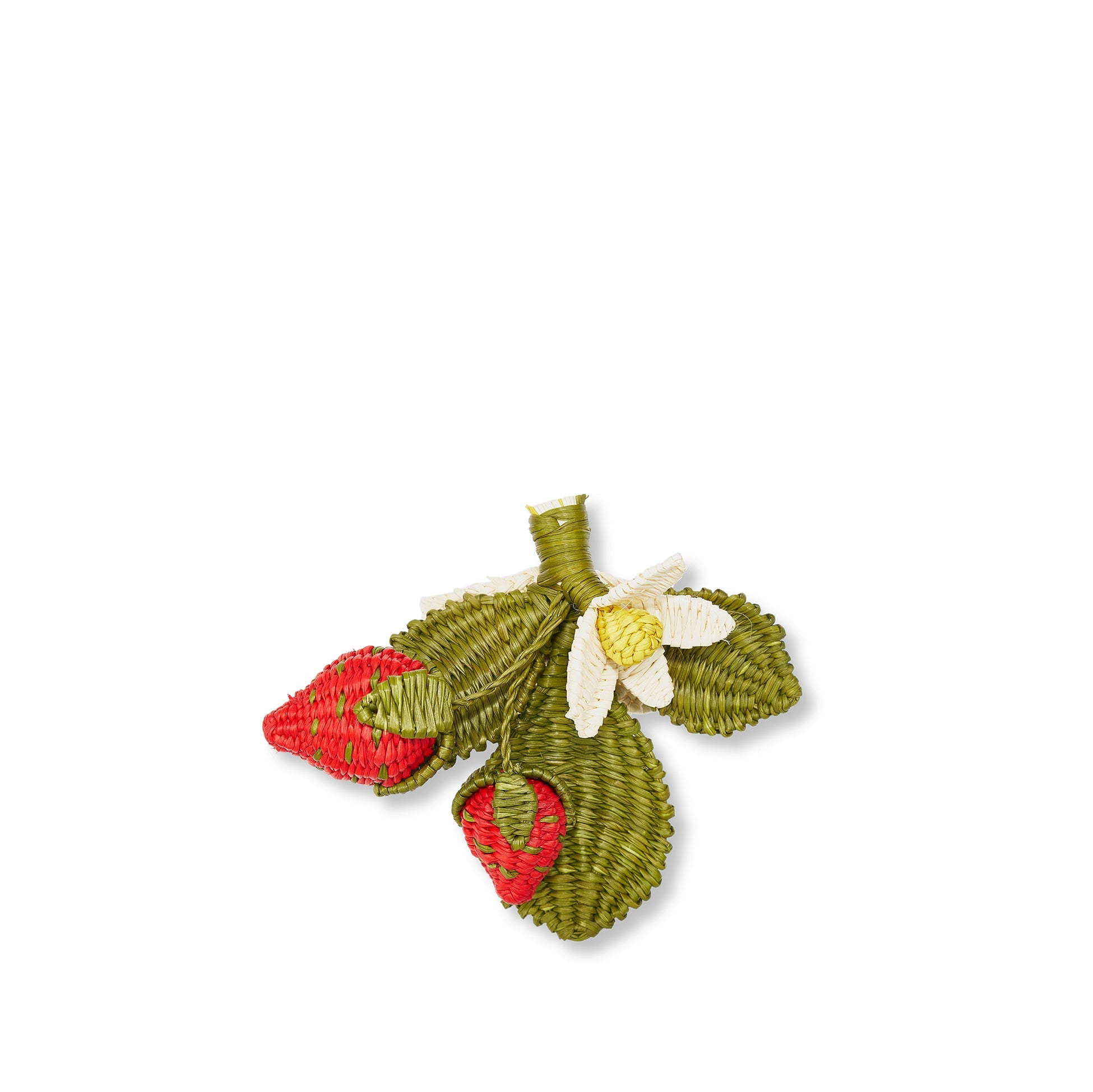 Handwoven Strawberries Napkin Ring
