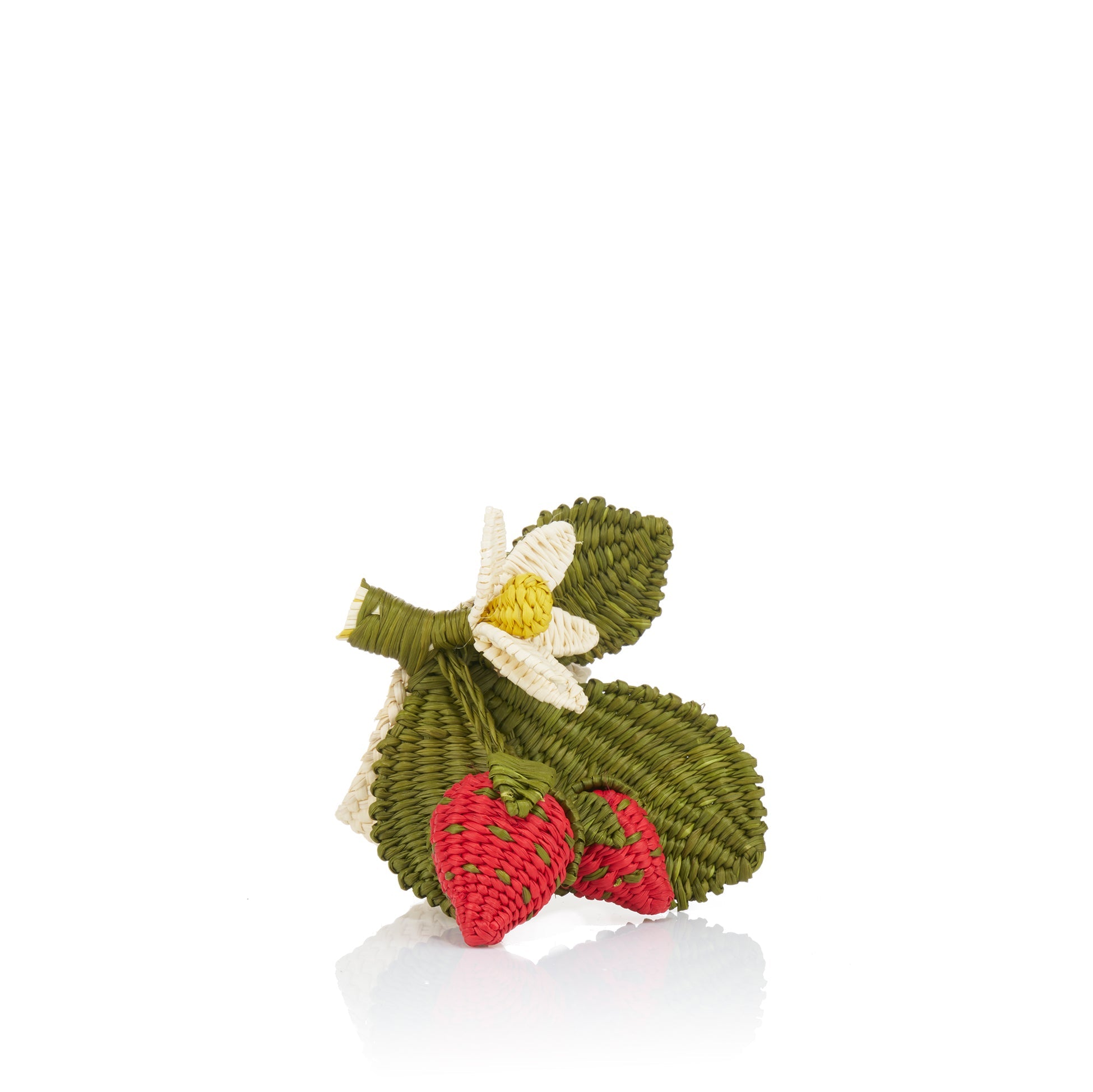 Handwoven Strawberries Napkin Ring