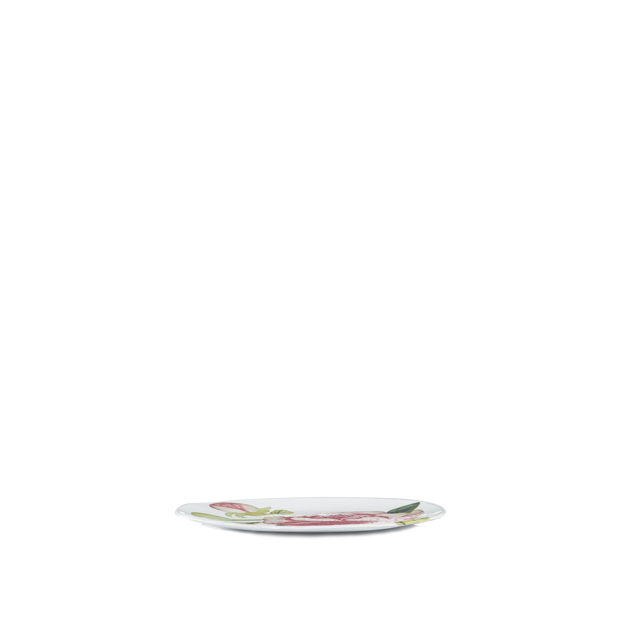 Superbe Rose Plate by Astier de Villatte, 17.5cm