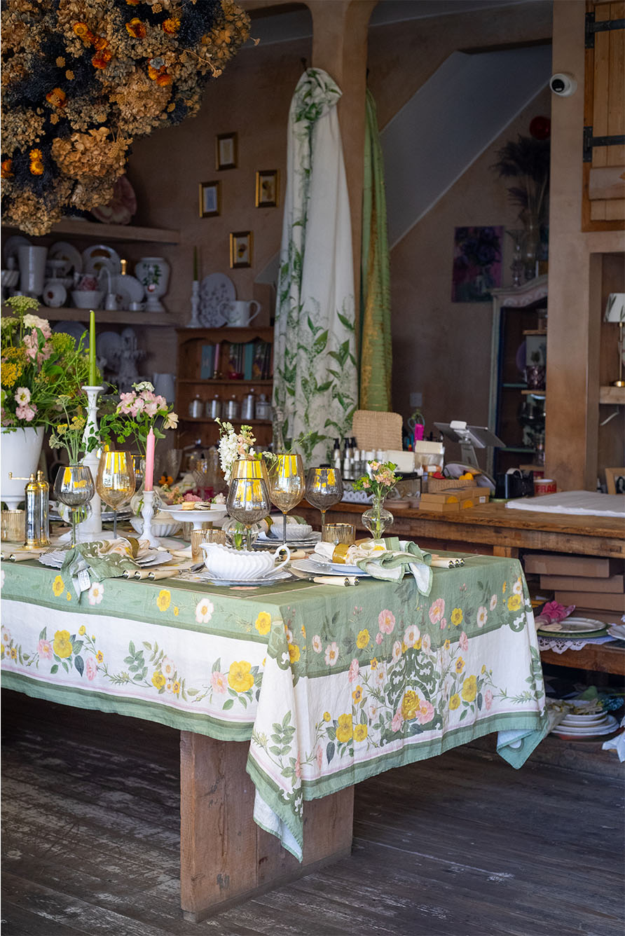 'Tapestry' Linen Tablecloth