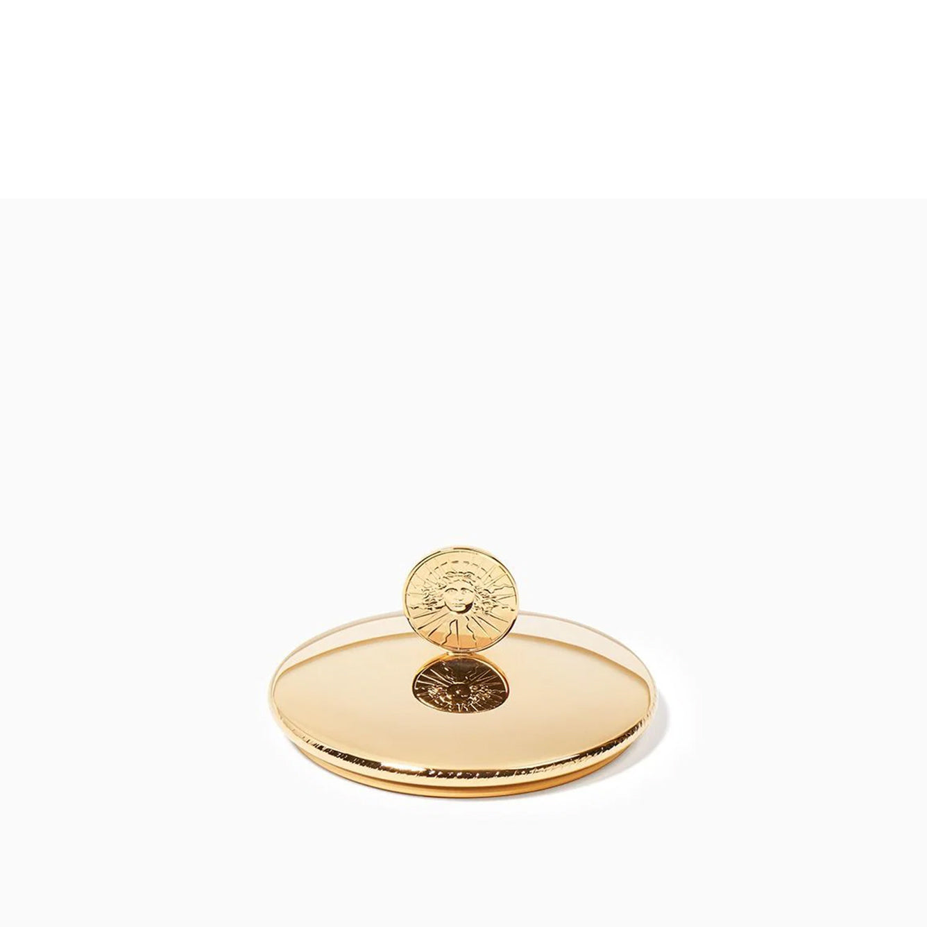 'Solis Rex' Brass Candle Topper in Gold Finish by Trudon