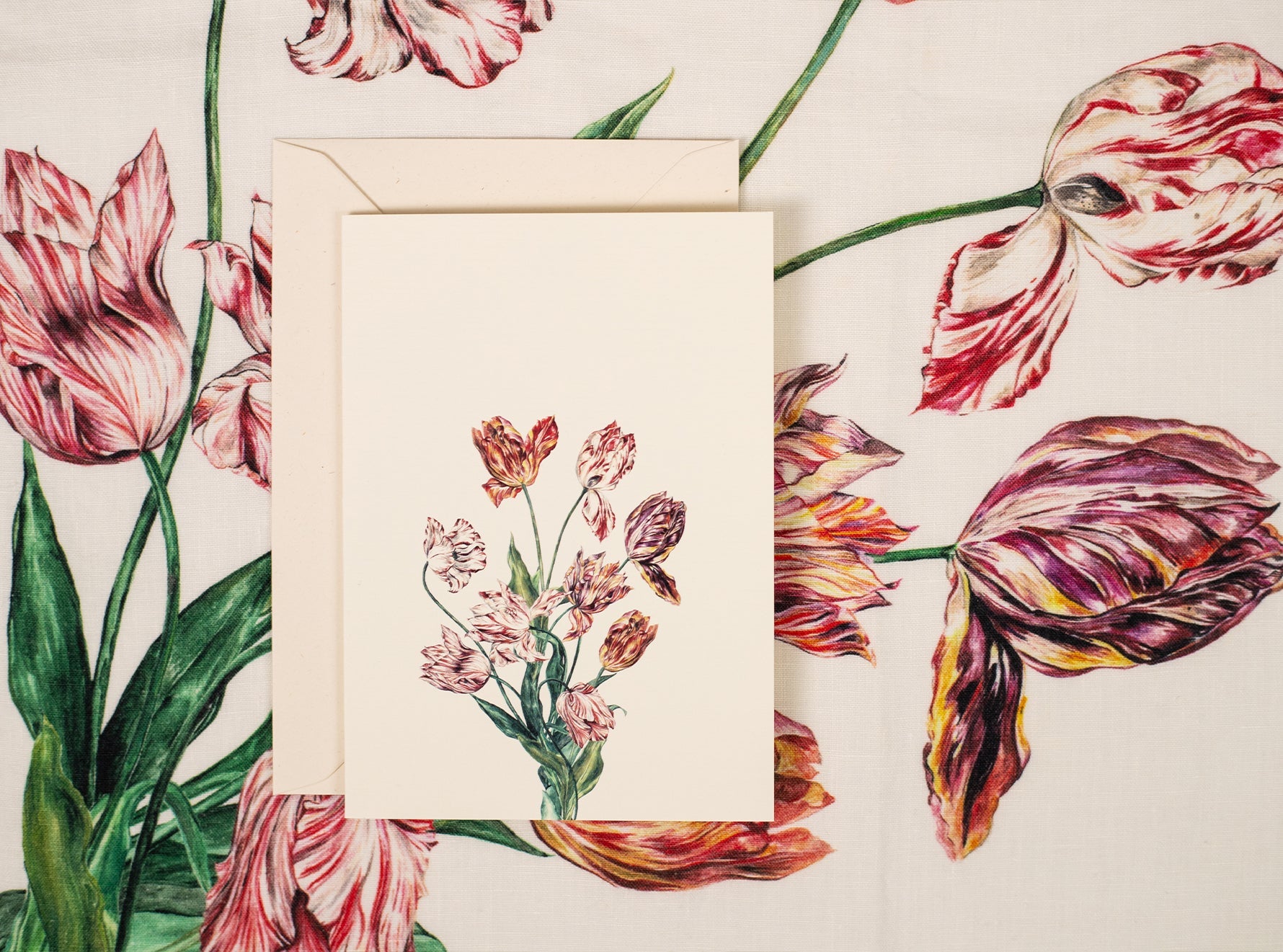 'Tulip' Greeting Card, 15cm x 10cm (A6)