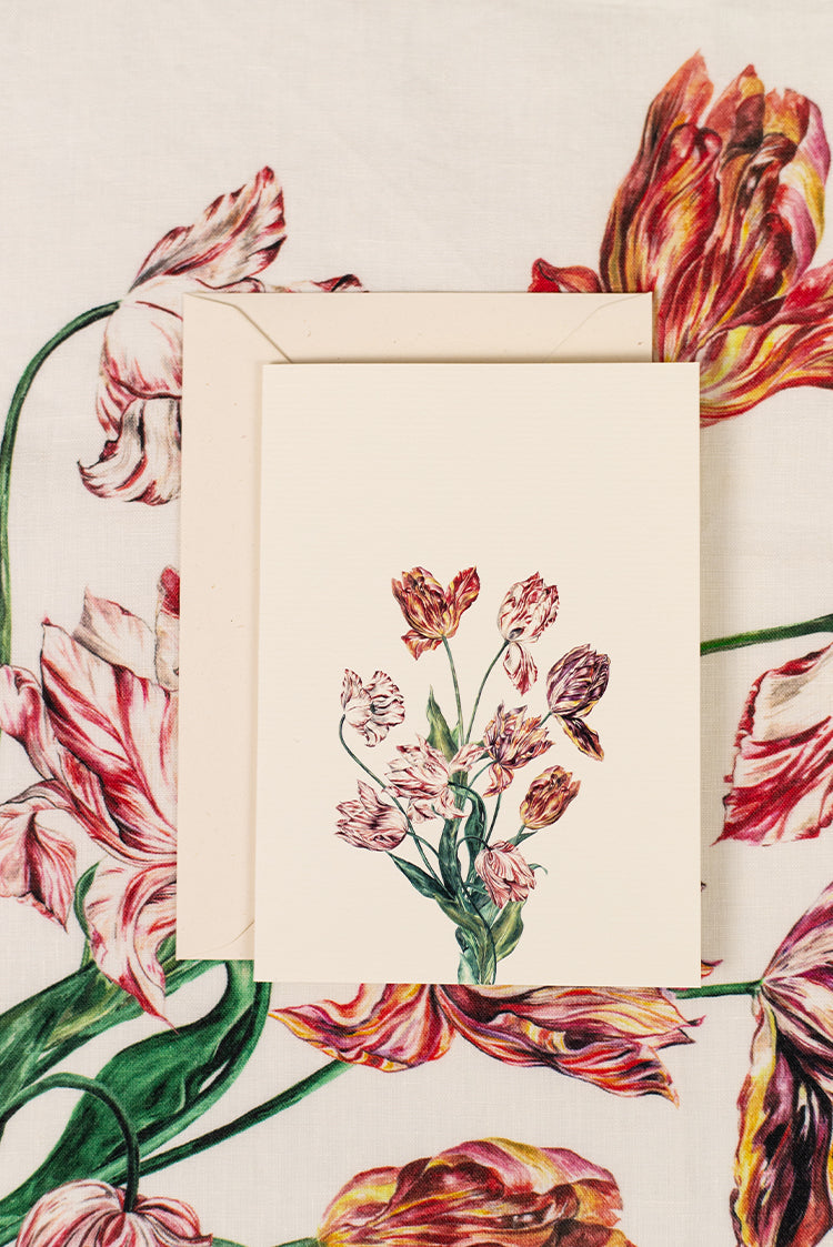 'Tulip' Greeting Card, 15cm x 10cm (A6)
