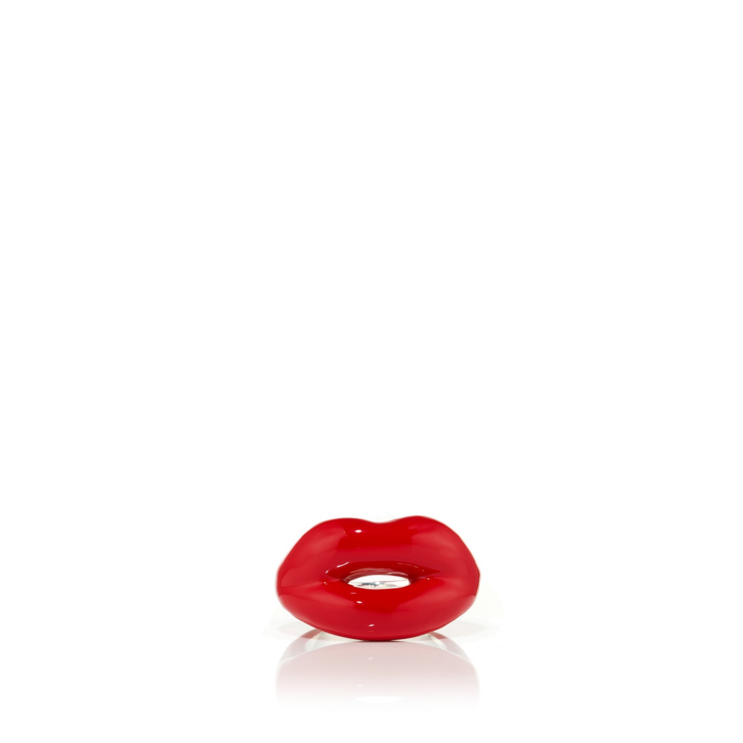 Hotlips Napkin Ring in Red, 4cm