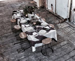 Summerill & Bishop Handmade 35cm Porcelain Salad Bowl with Plain Rim