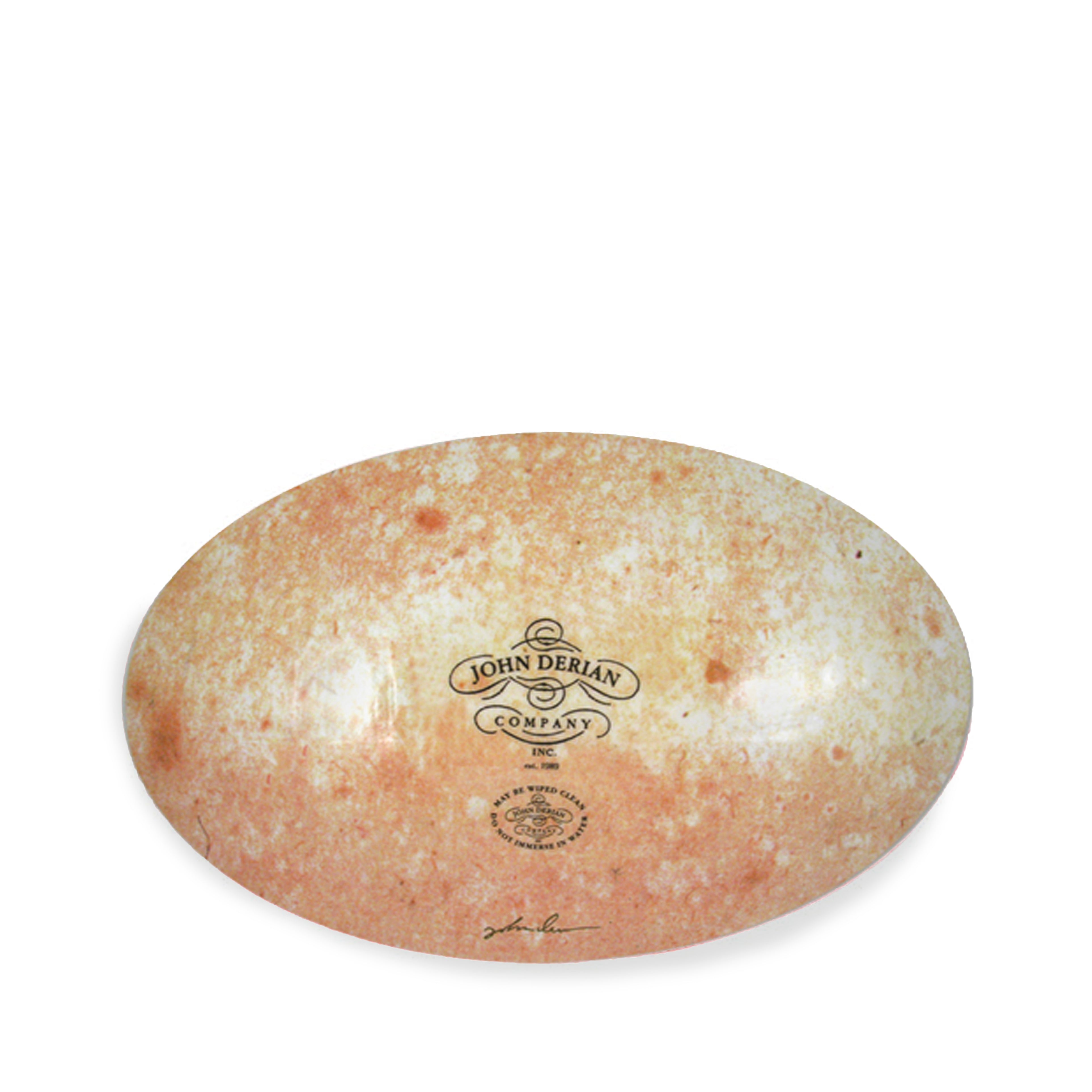 John Derian 'Pink Crested Poppy' Platter, 23 x 35cm