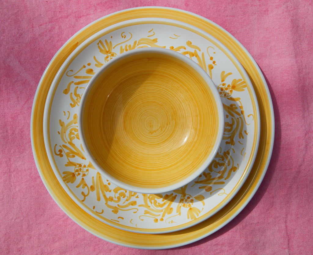 S&B 'Brushed' Ceramic Dinner Plate in Light Blue, 30cm