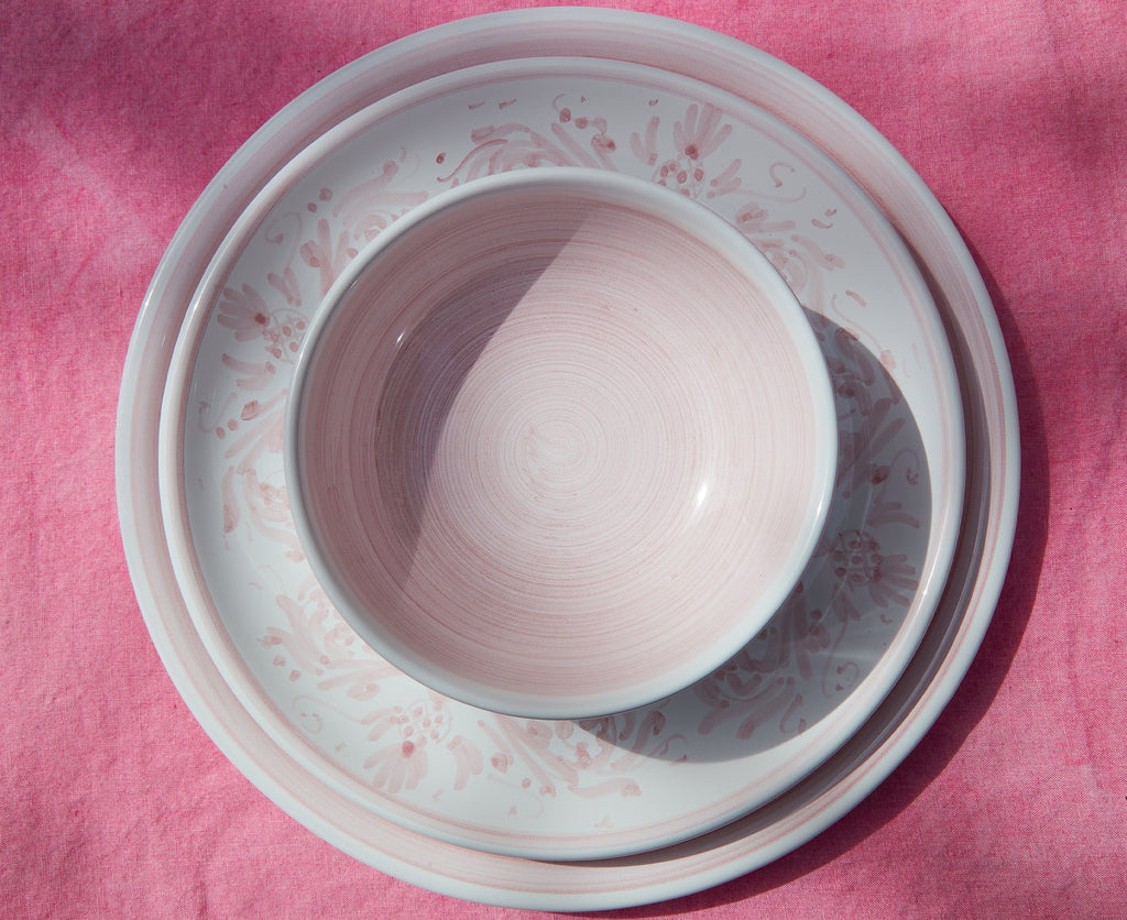 S&B 'Brushed' Ceramic Soup Bowl in Season Green, 16cm