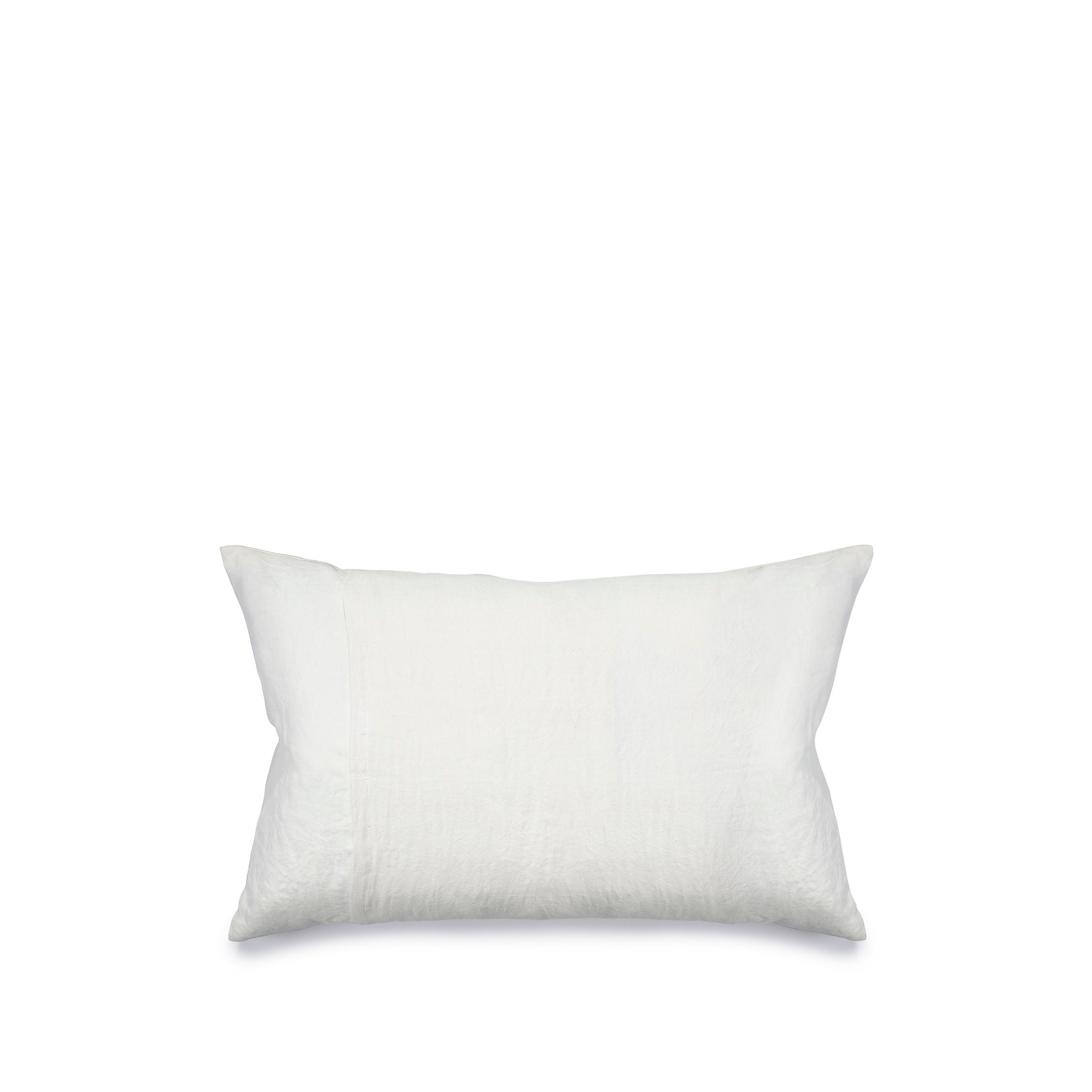 Hand Painted Linen Cushion in Pale Blue, 60cm x 40cm