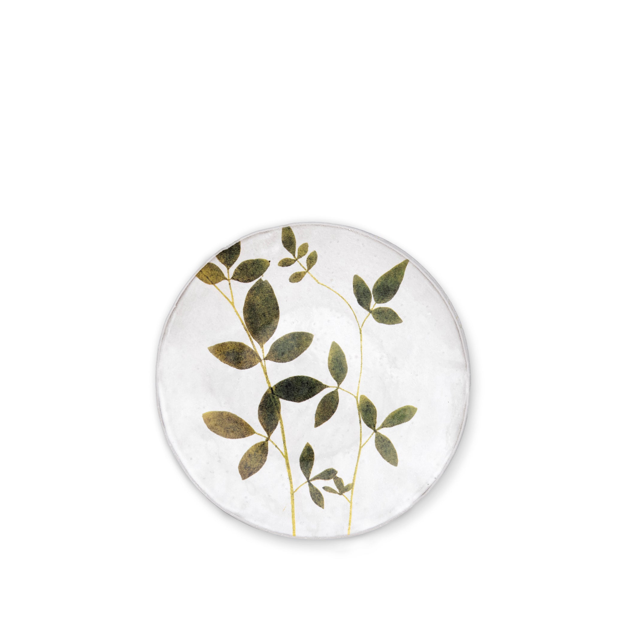 Jasminium Leaf Plate by Astier de Villatte, 24cm