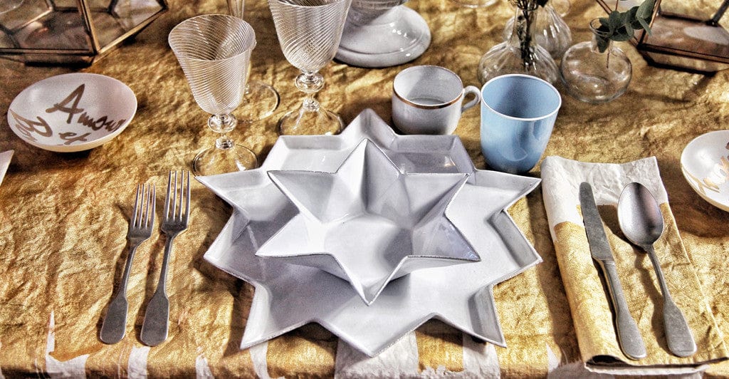 aster de villatte etoile Dessert Plate