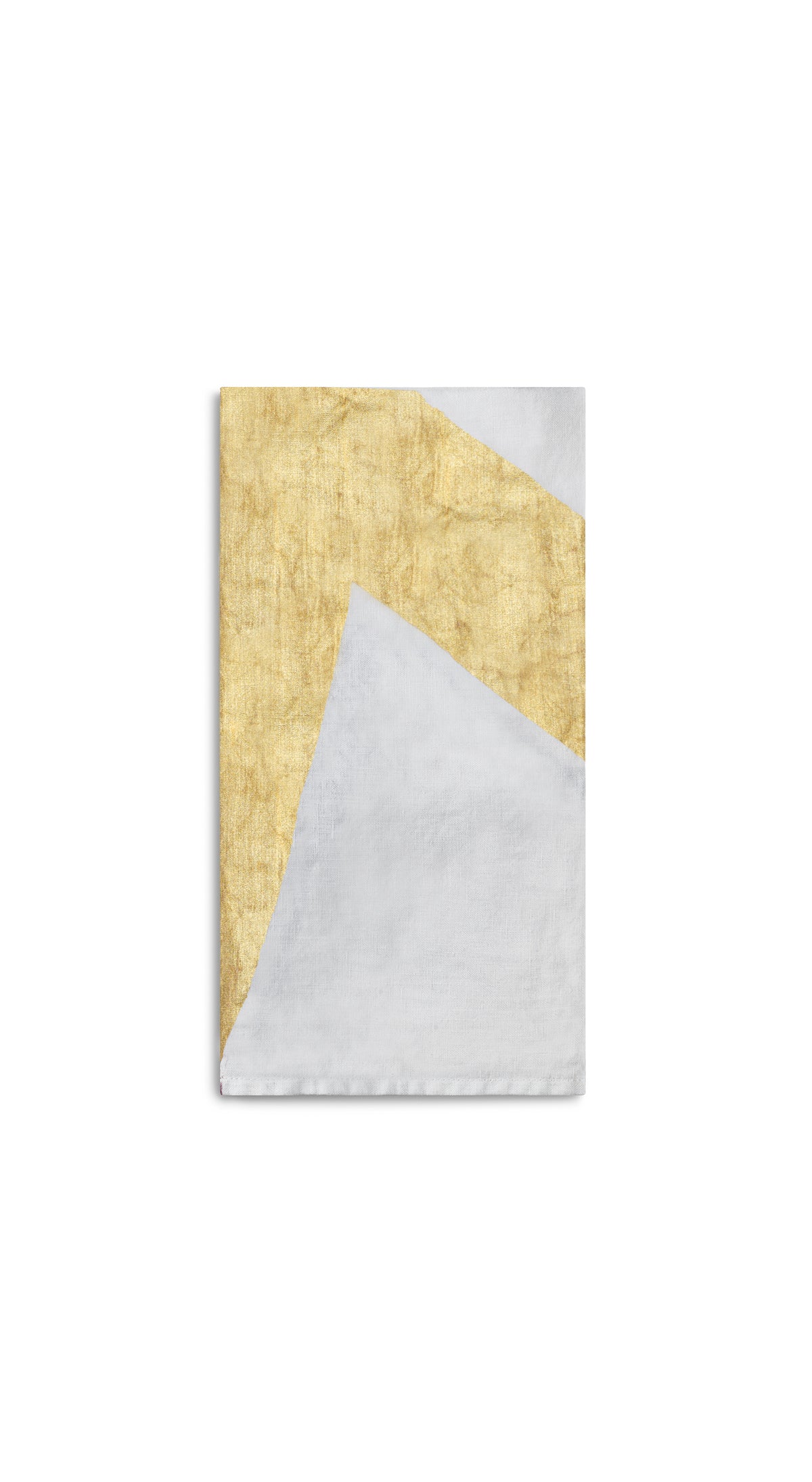 Alphabet Napkin 'X' in Gold, 50x50cm
