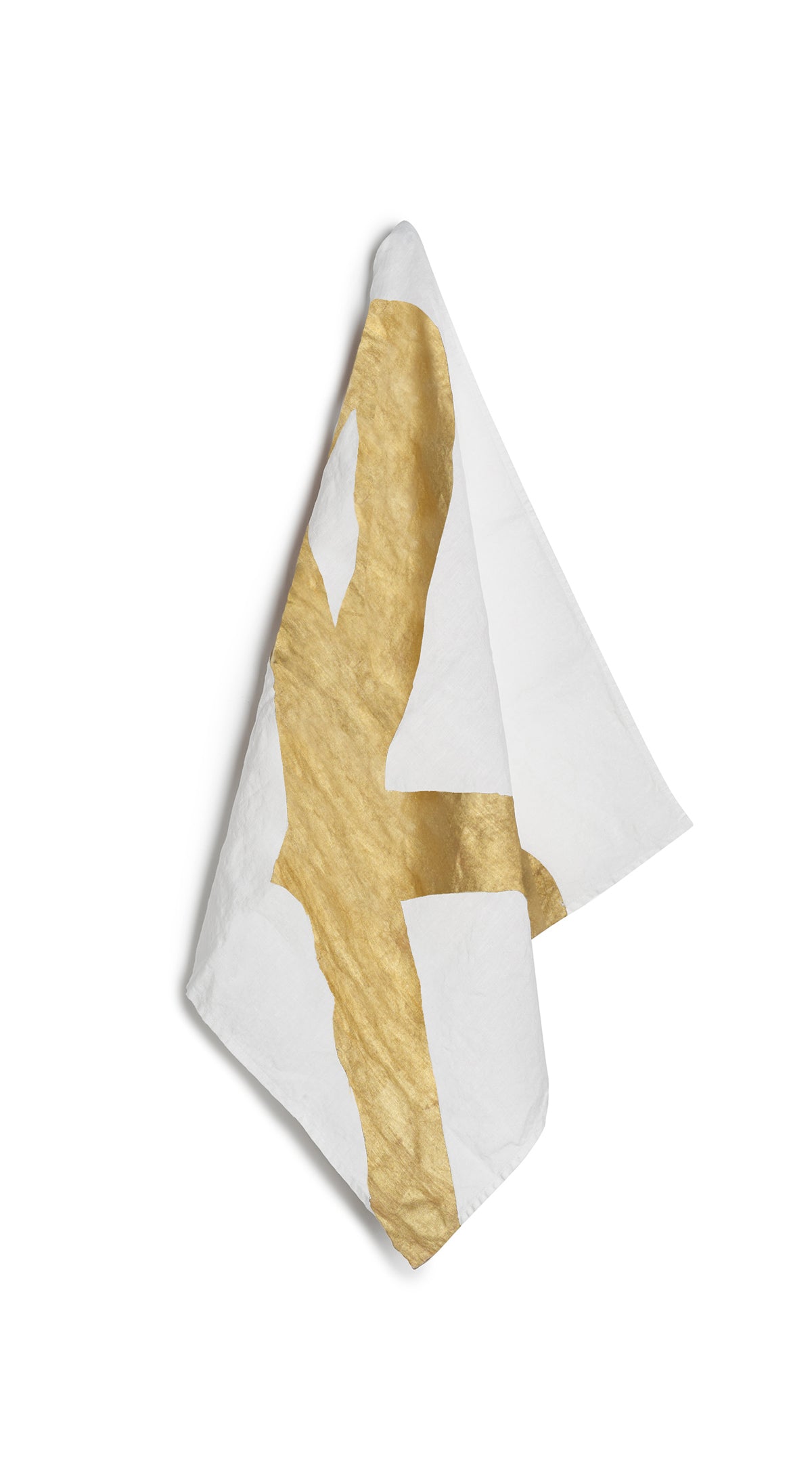 Alphabet Napkin 'R' in Gold, 50x50cm