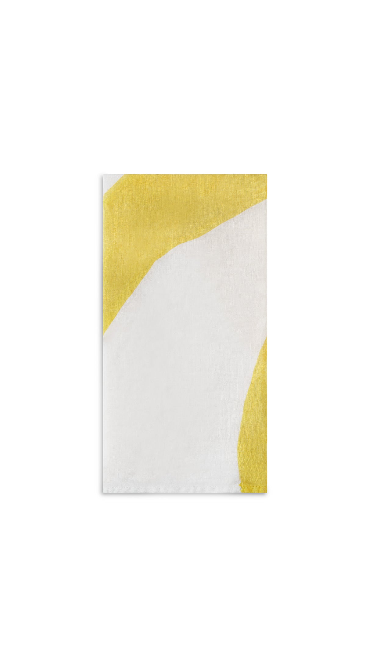 Alphabet Napkin 'A' in Lemon Yellow, 50x50cm