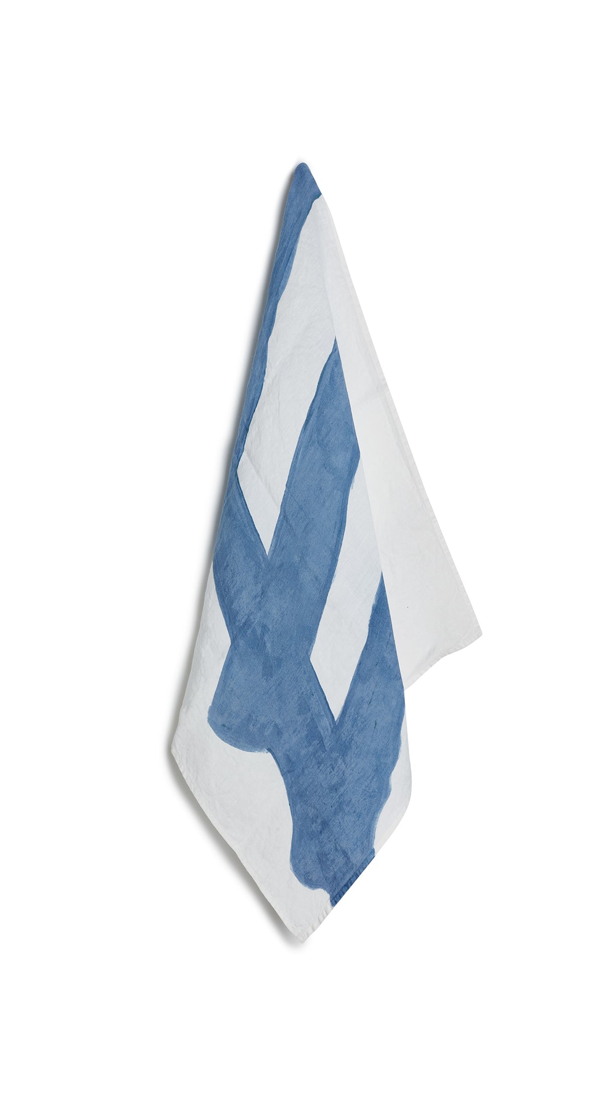 Alphabet Napkin 'E' in Powder Blue, 50x50cm