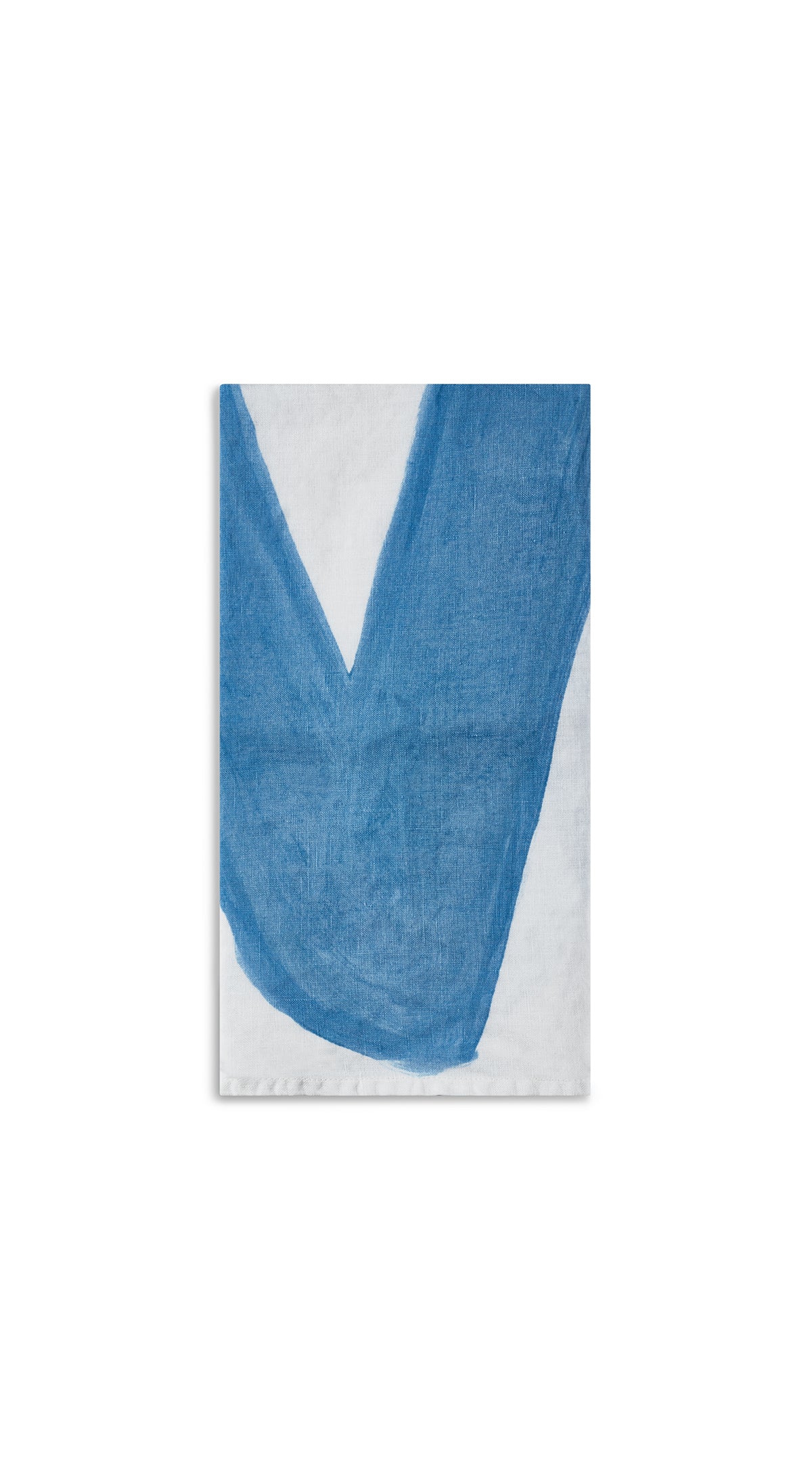 Alphabet Napkin 'N' in Sky Blue, 50x50cm