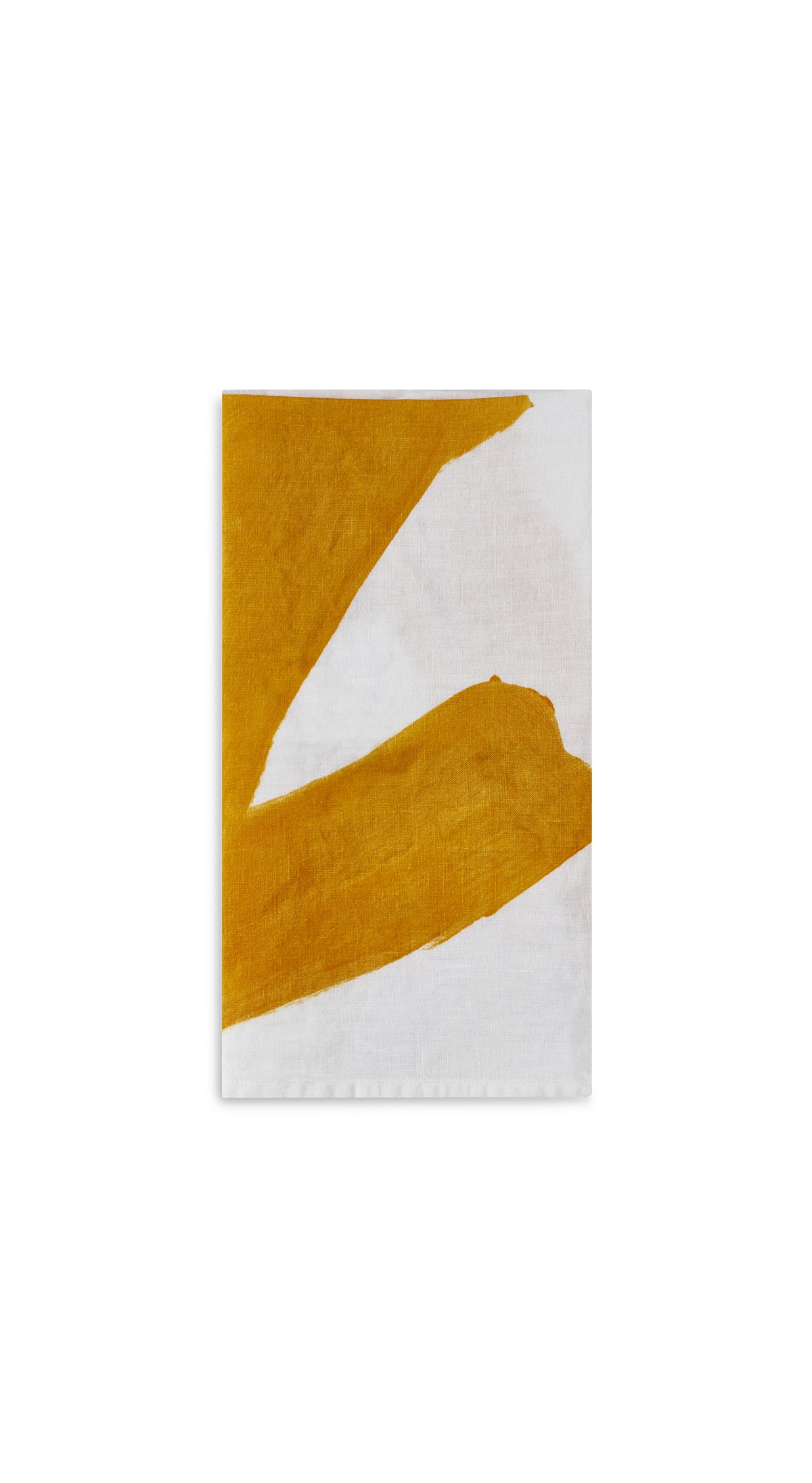 Alphabet Napkin 'R' in Mustard Yellow, 50x50cm