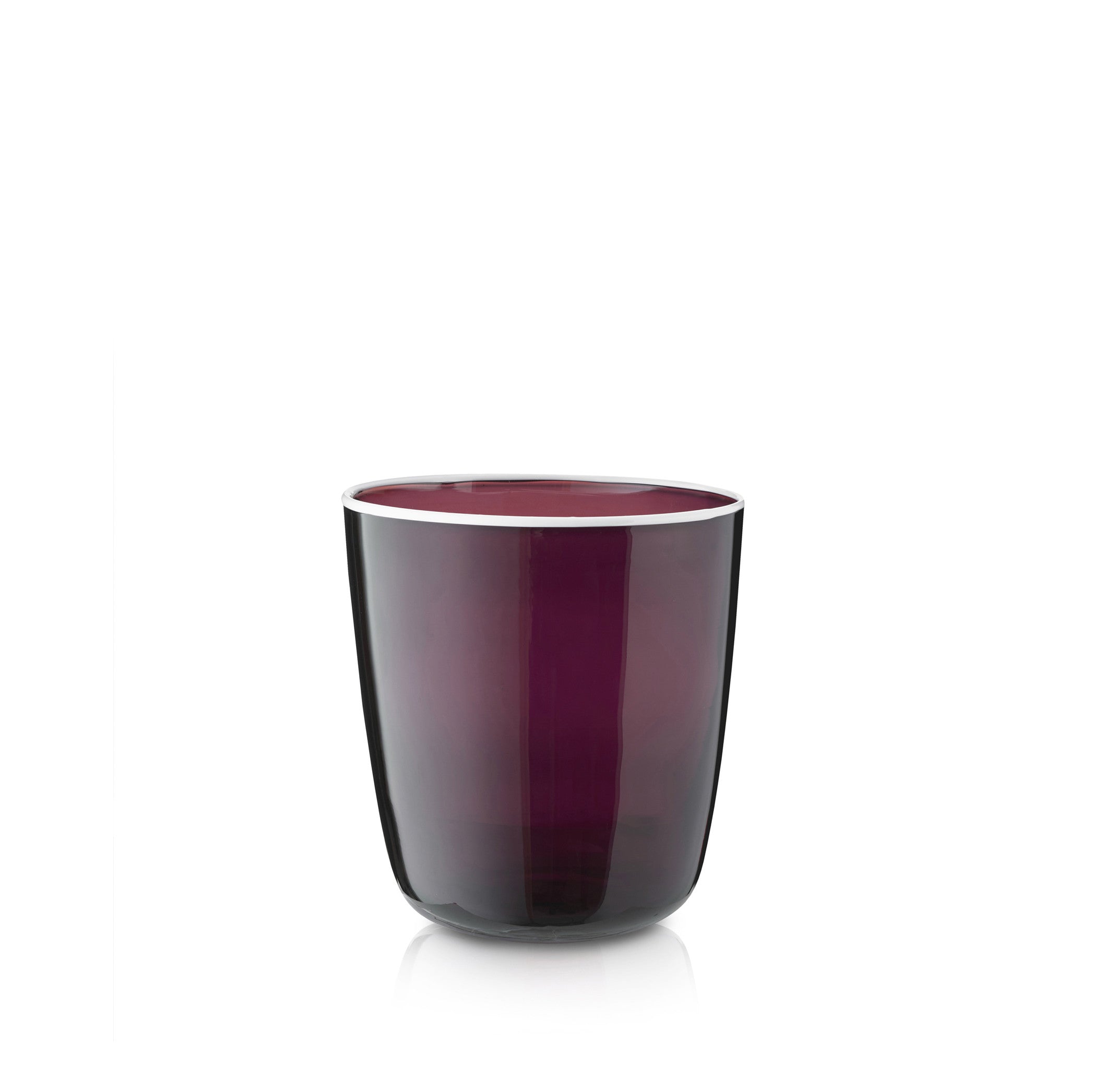Handblown Bumba Glass in Grape, 30cl