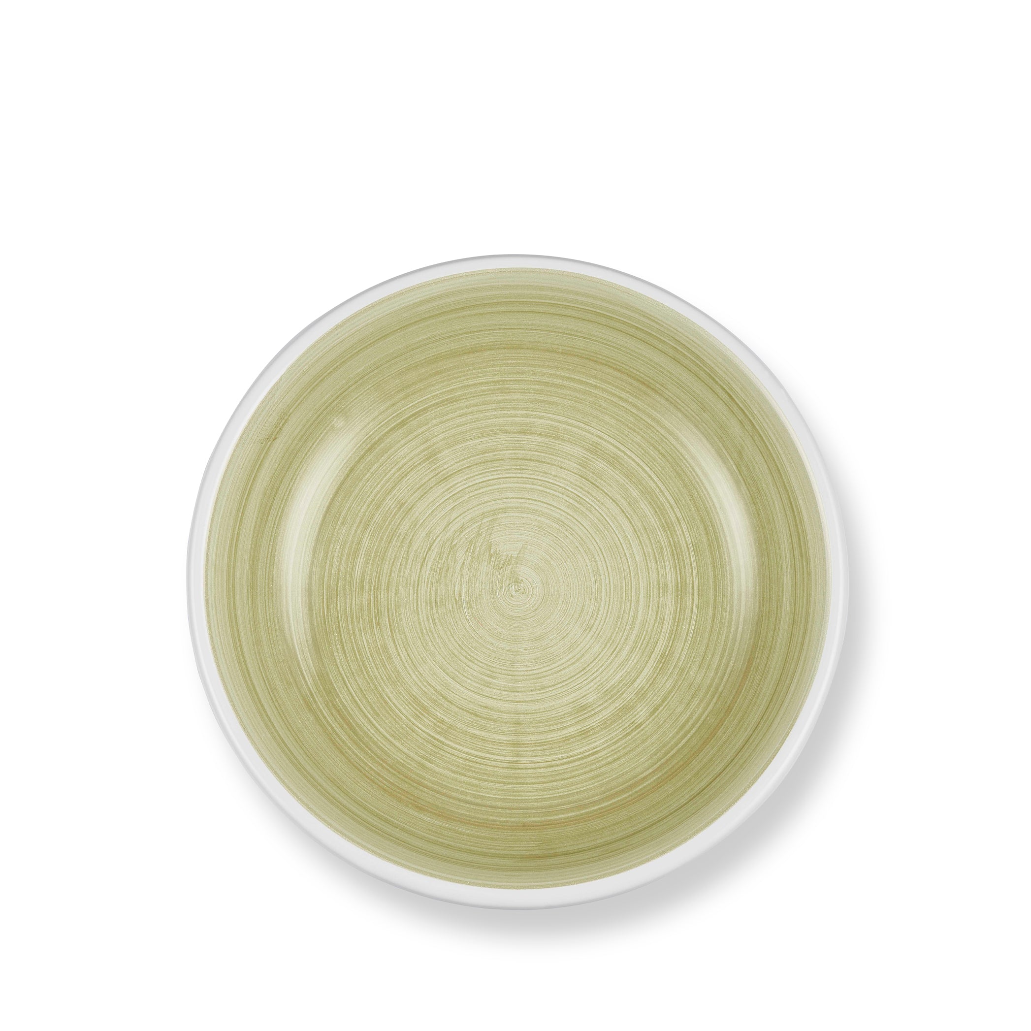 S&B 'Brushed' Ceramic Pasta Bowl in Season Green, 22cm