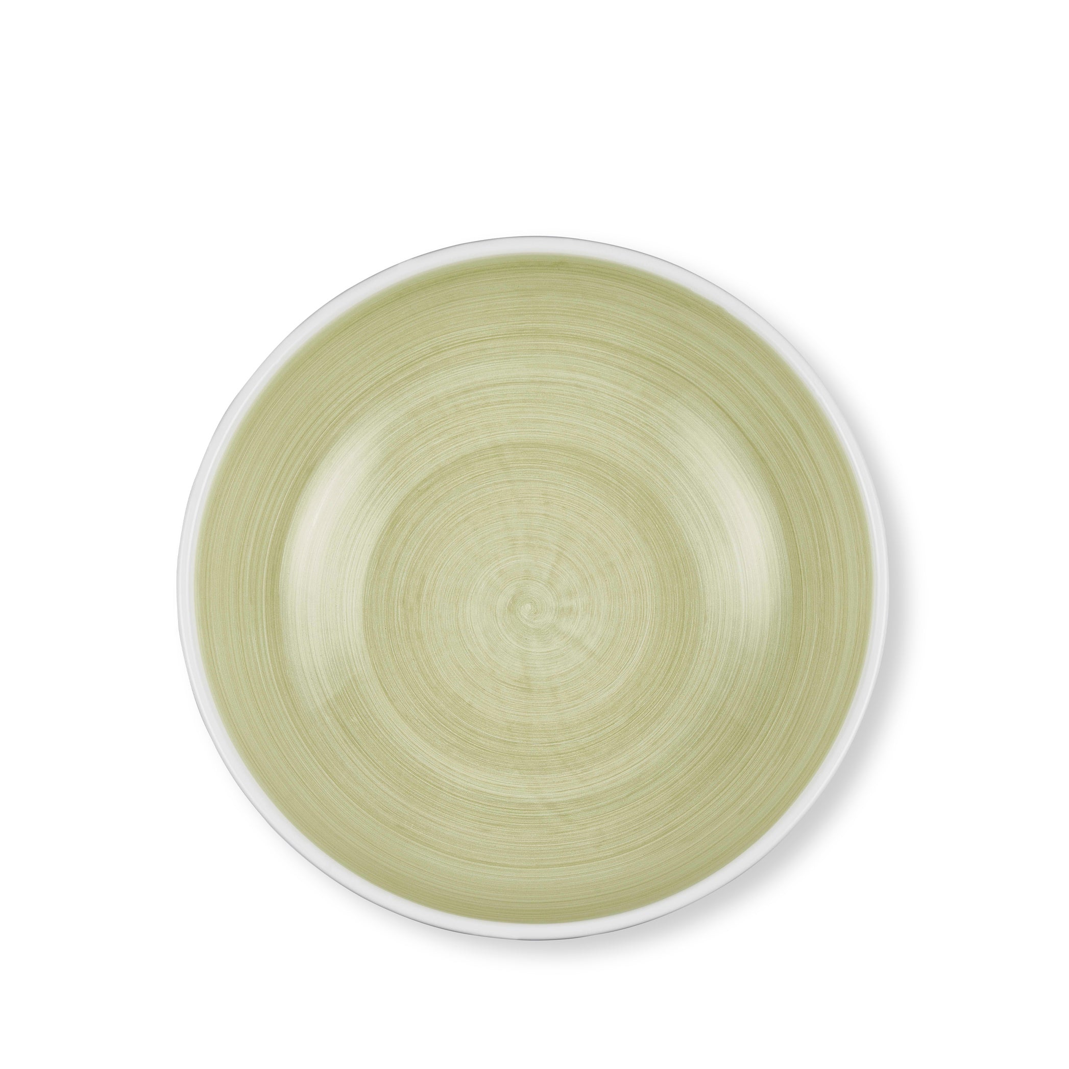 S&B 'Brushed' Ceramic Serving Bowl in Season Green, 30cm