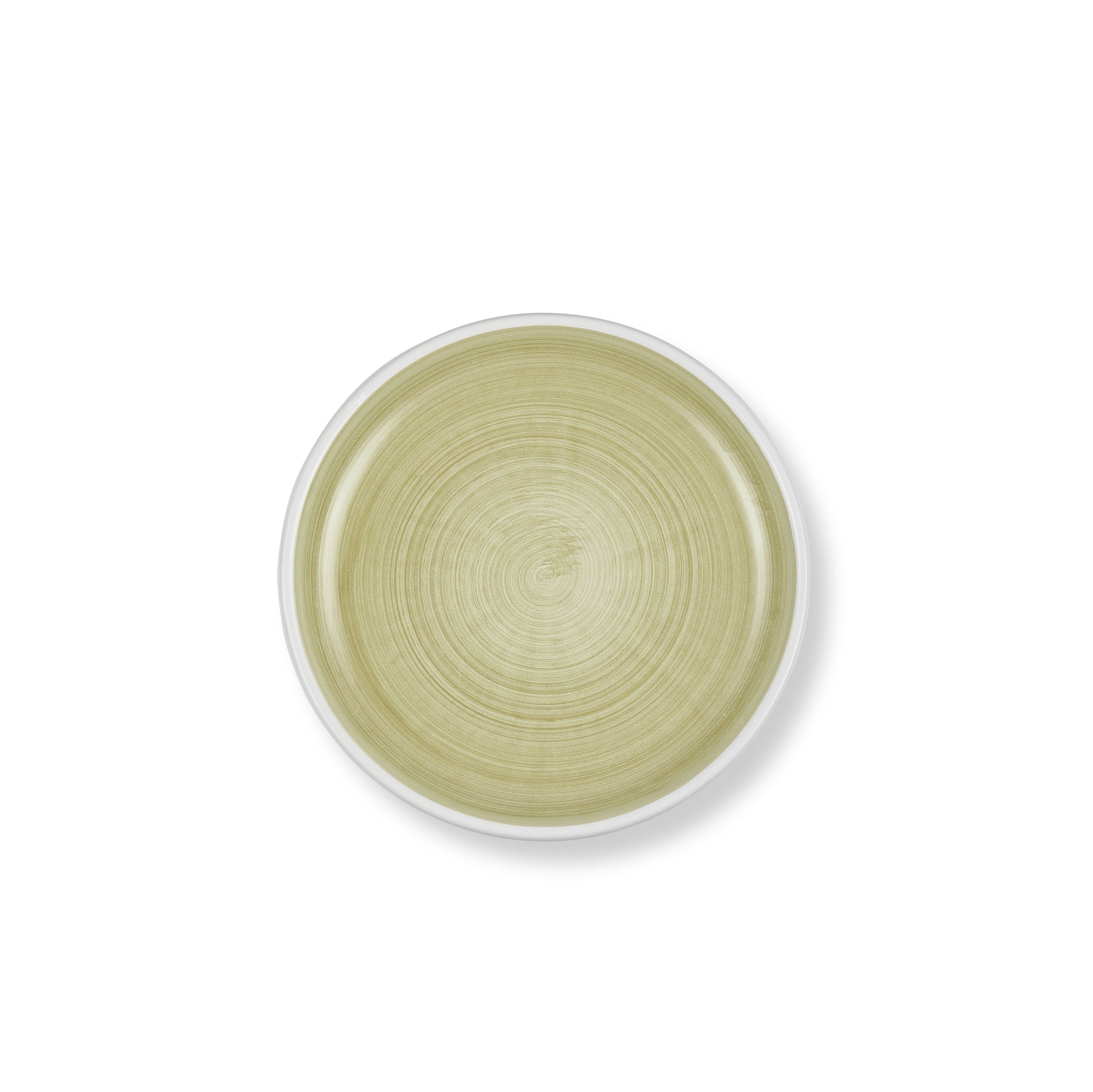 S&B 'Brushed' Ceramic Side Plate in Season Green, 21cm
