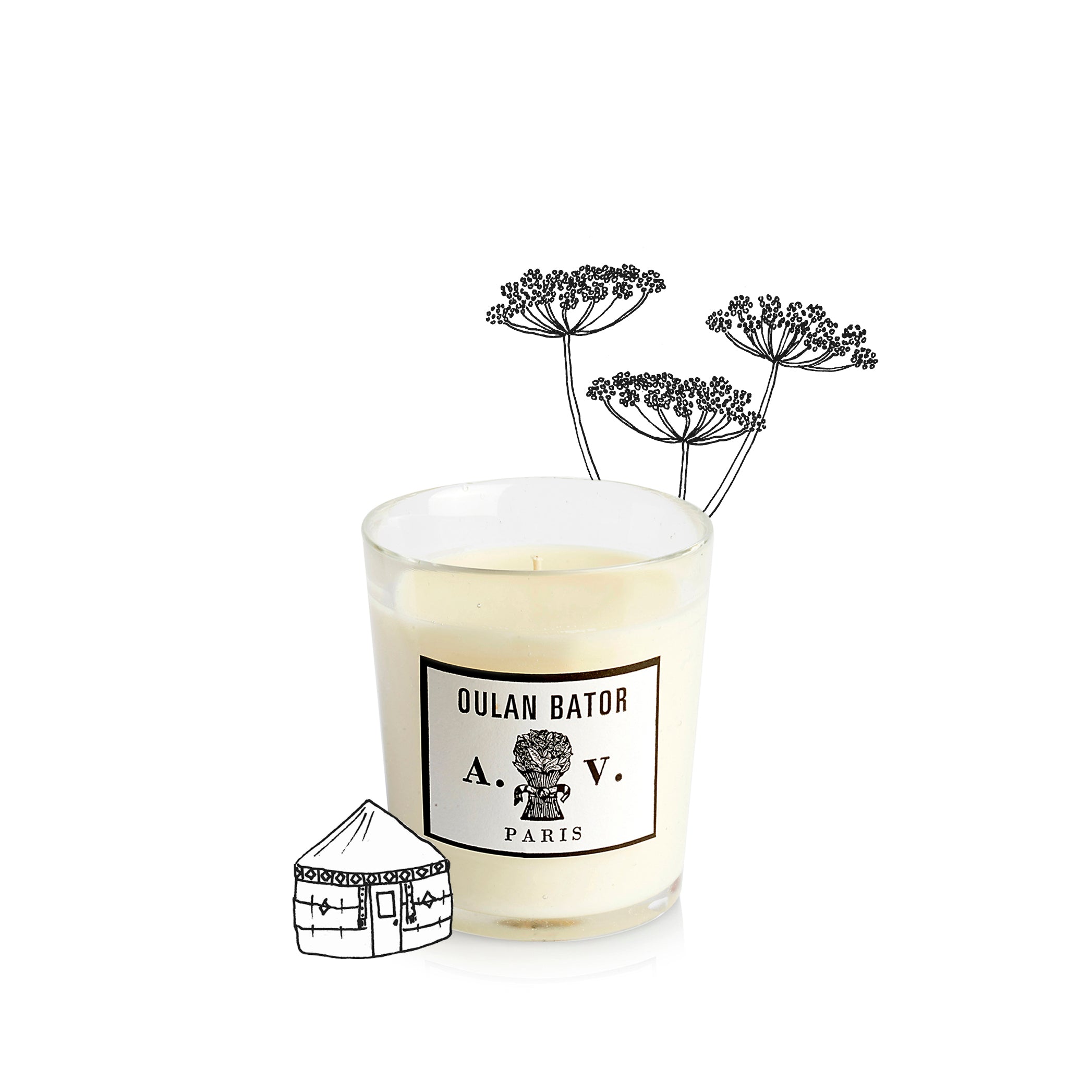 Oulan Bator Candle by Astier de Villatte, 260g