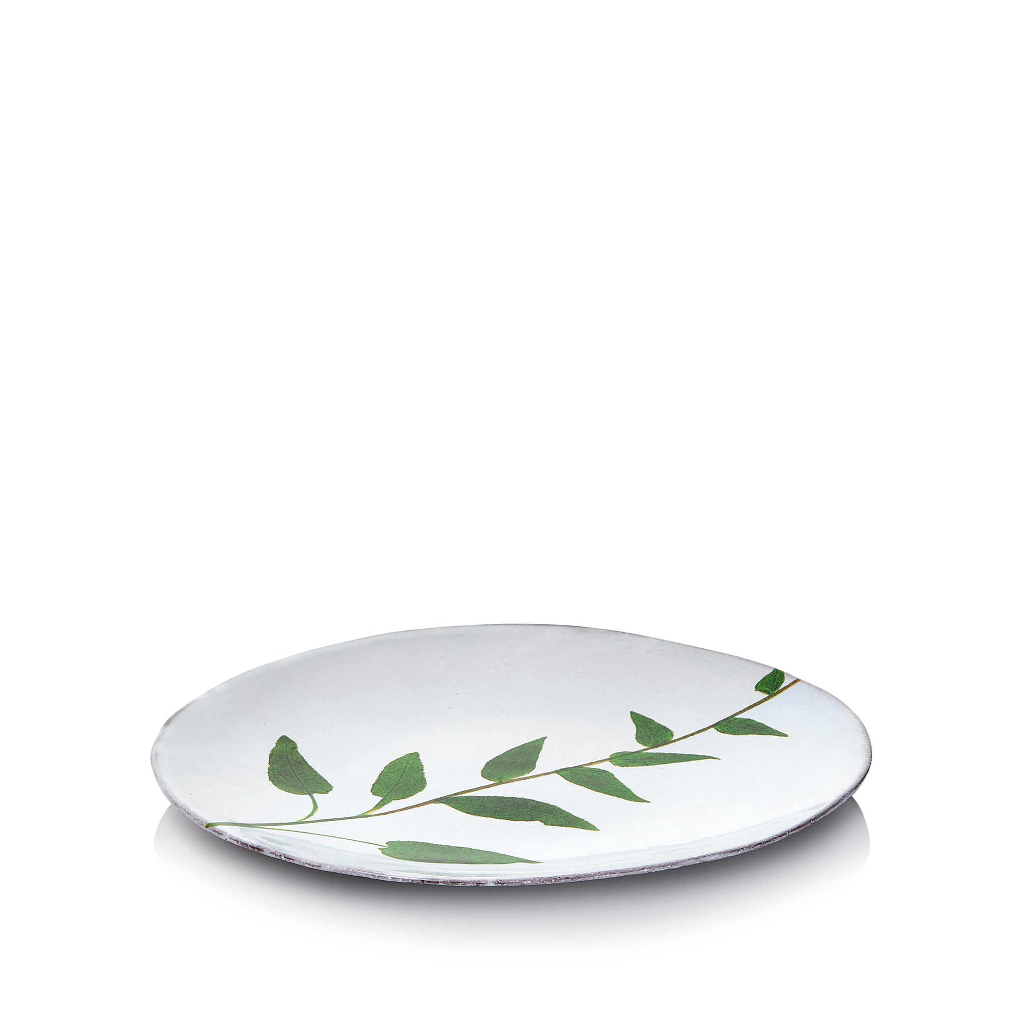 Campanula Leaf Plate by Astier de Villatte, 24cm