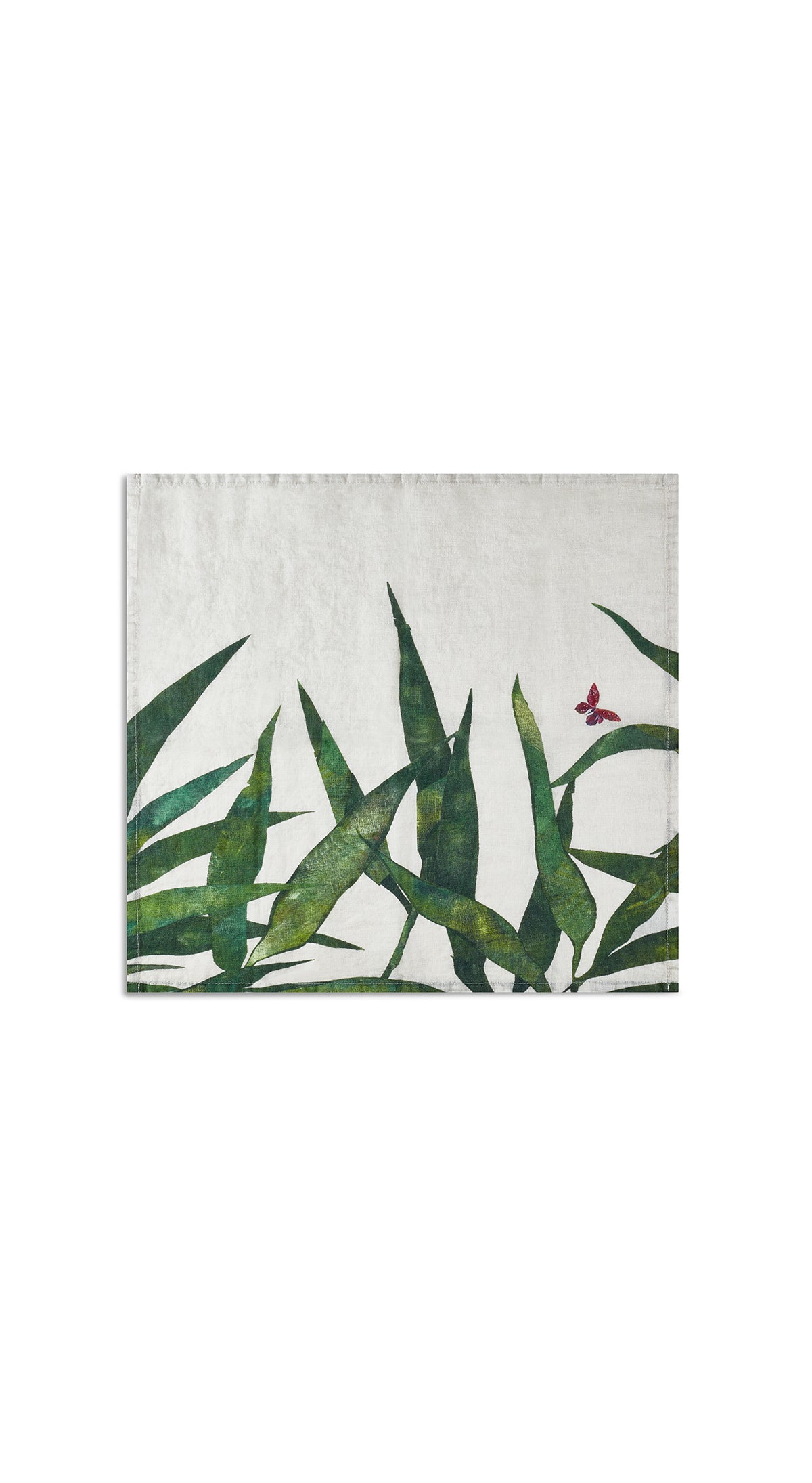 Les Palmiers Linen Napkin, 50x50cm